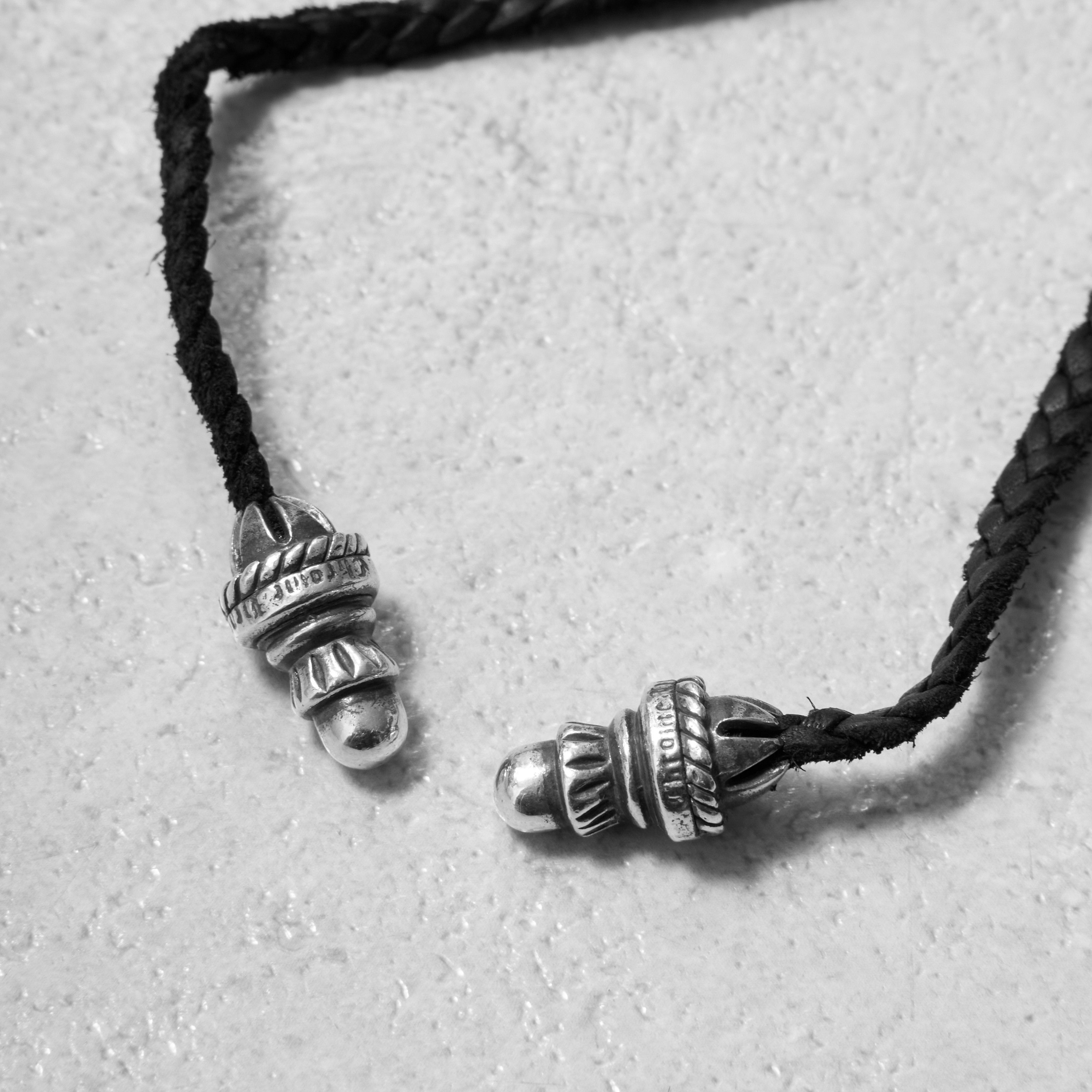 Chrome Hearts CHROME HEARTS Cross Large Pendant Top Leather Blade Boro Tip Size ONE SIZE - 5 Thumbnail