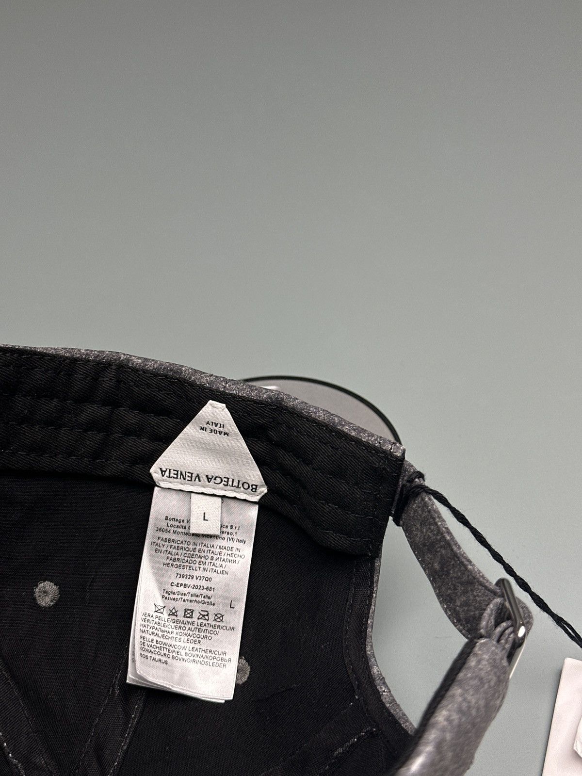 Bottega Veneta $950 leather printed hat Size ONE SIZE - 7 Thumbnail