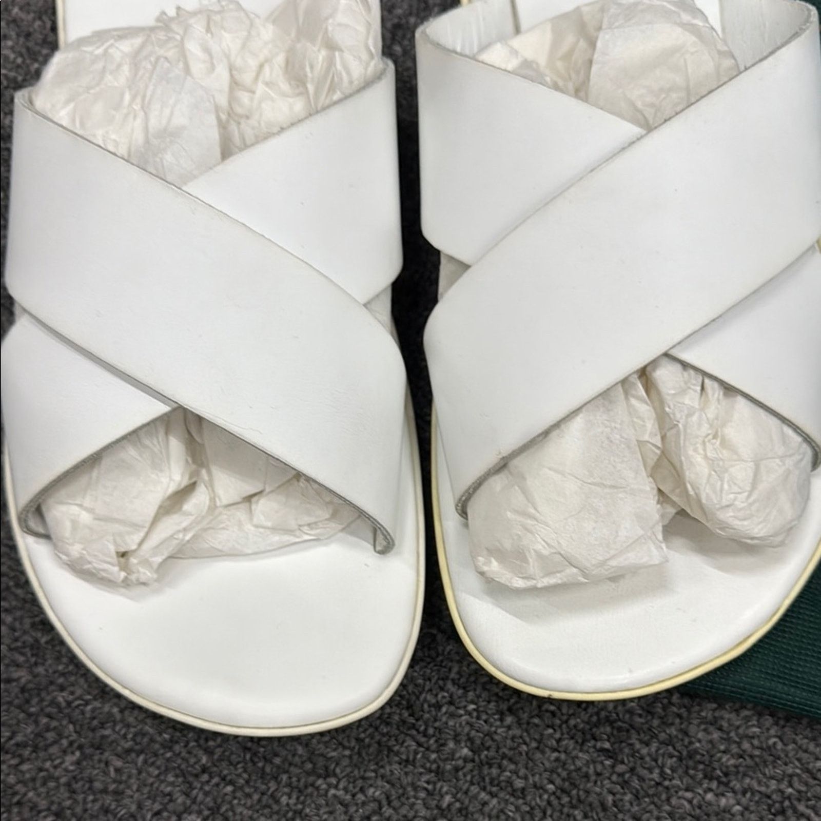 Other NWT Fratelli Vanni for Rijoux leather Slide Sandals 9 EU 42 Size US 9 / IT 39 - 2 Thumbnail