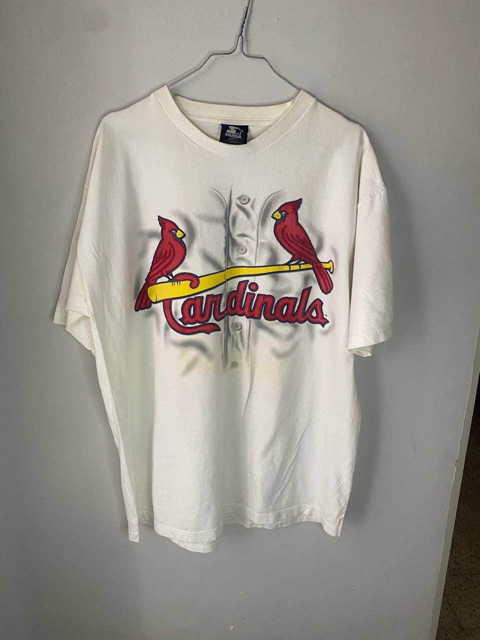 MLB × Starter × Vintage Vintage 1998 Mark McGwire St. Louis Cardinals T-Shirt Size US L / EU 52-54 / 3 - 1 Thumbnail