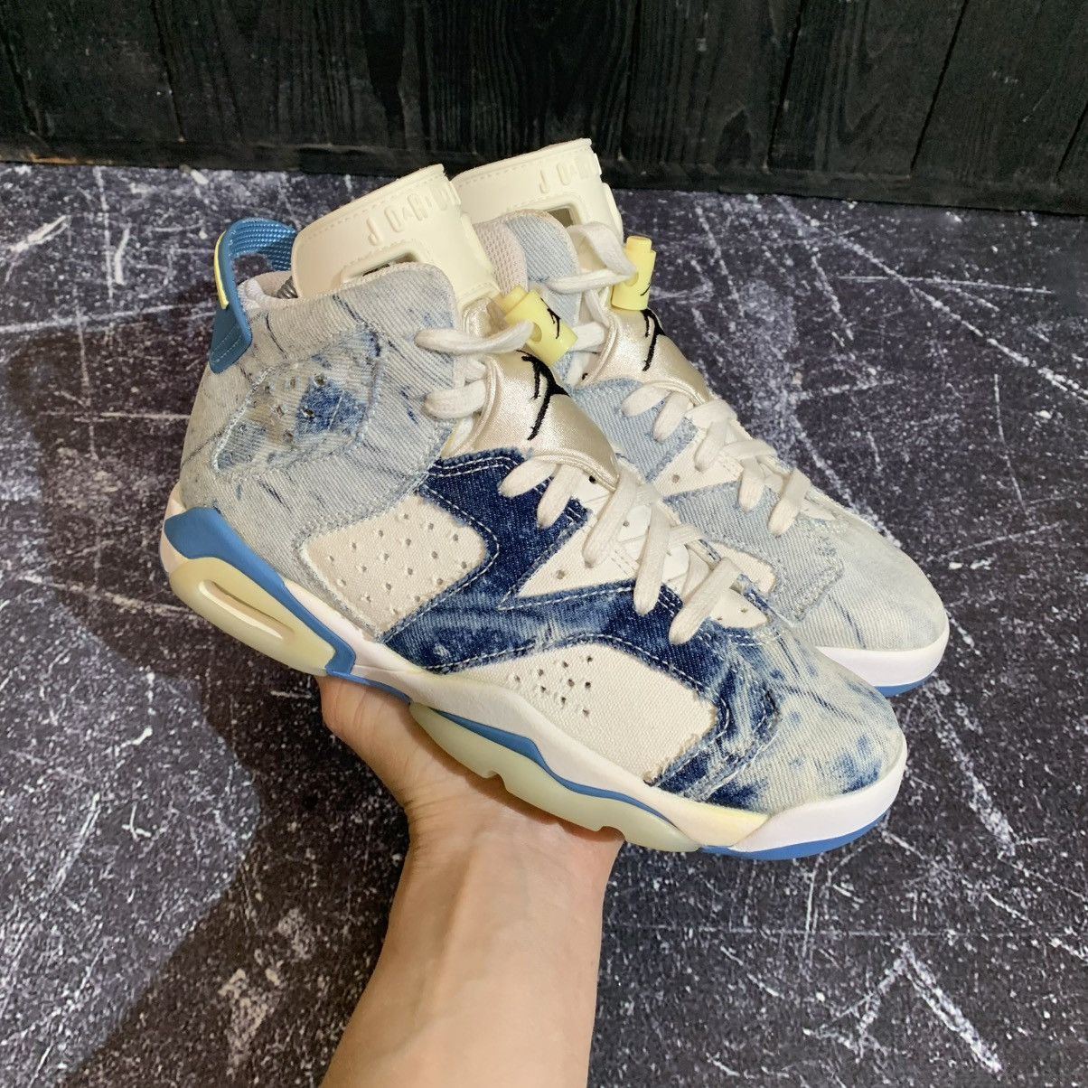 Nike Nike Air Jordan 6 Retro Washed Denim Size 37.5 EU 5 YUS | Grailed