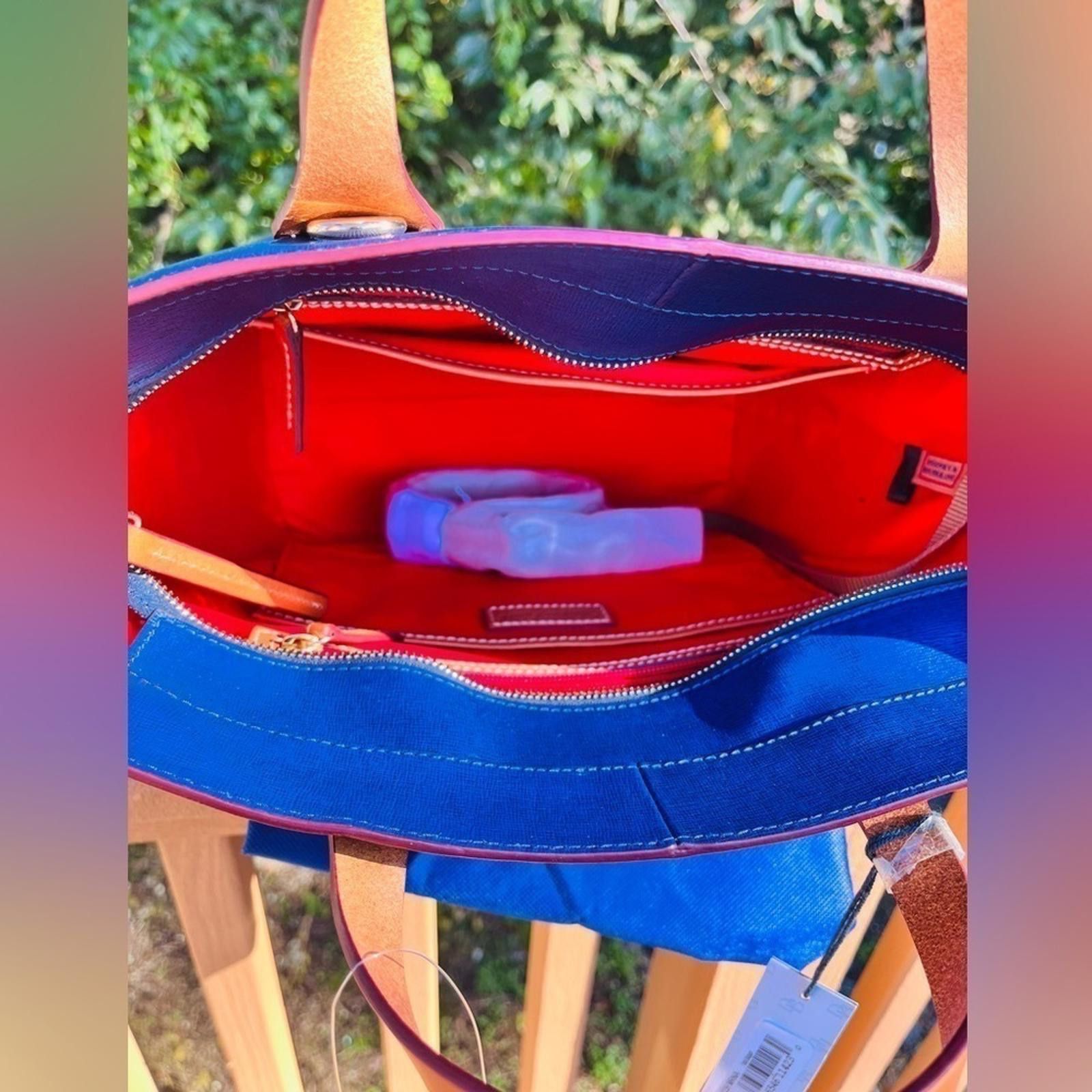 Dooney & Bourke Dooney And Bourke Darla Shopping Bag Marina Blue NWT Size ONE SIZE - 5 Thumbnail