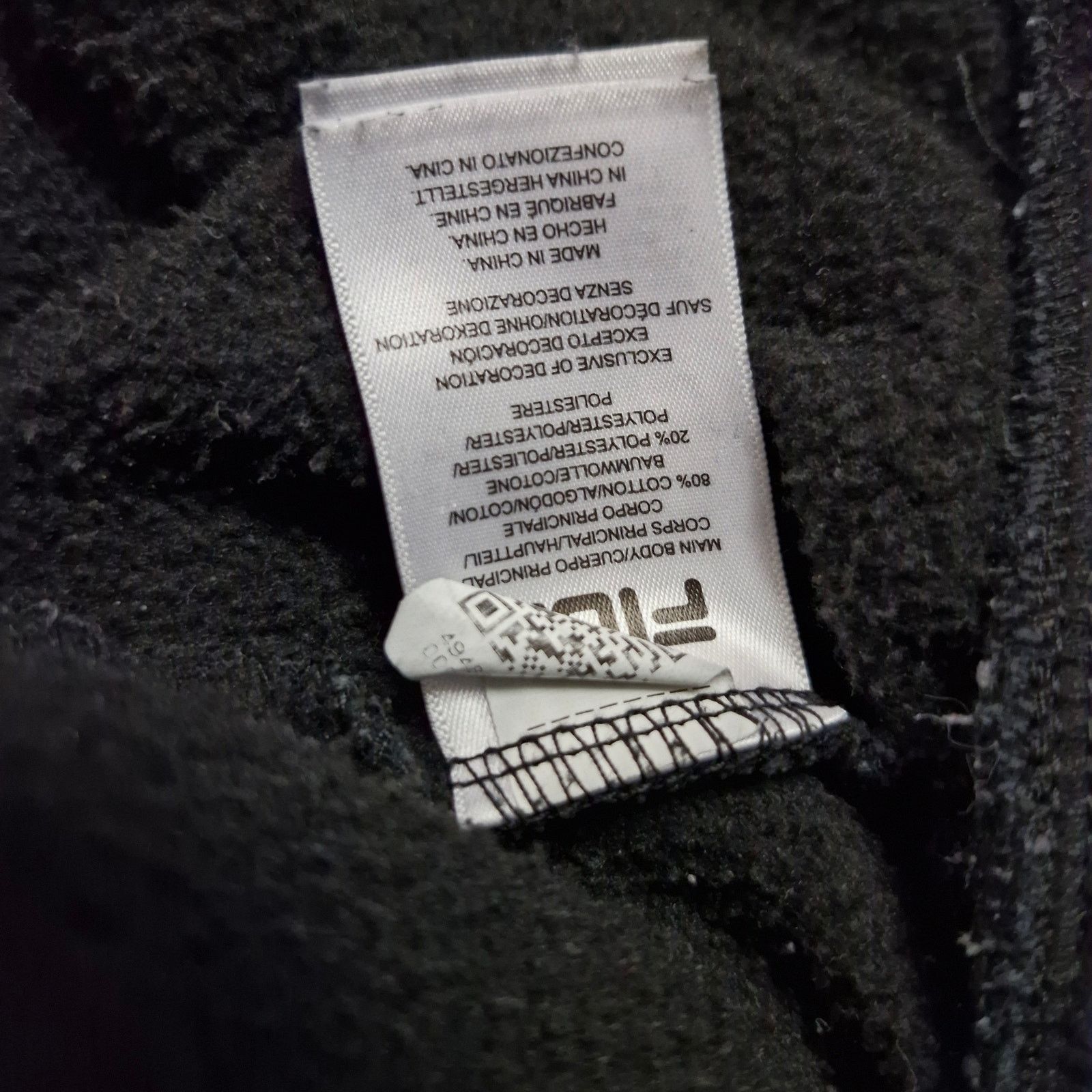 Fila Fila Sweatpants Men’s Large Black Jogger Cotton Pants Size US 33 - 4 Thumbnail