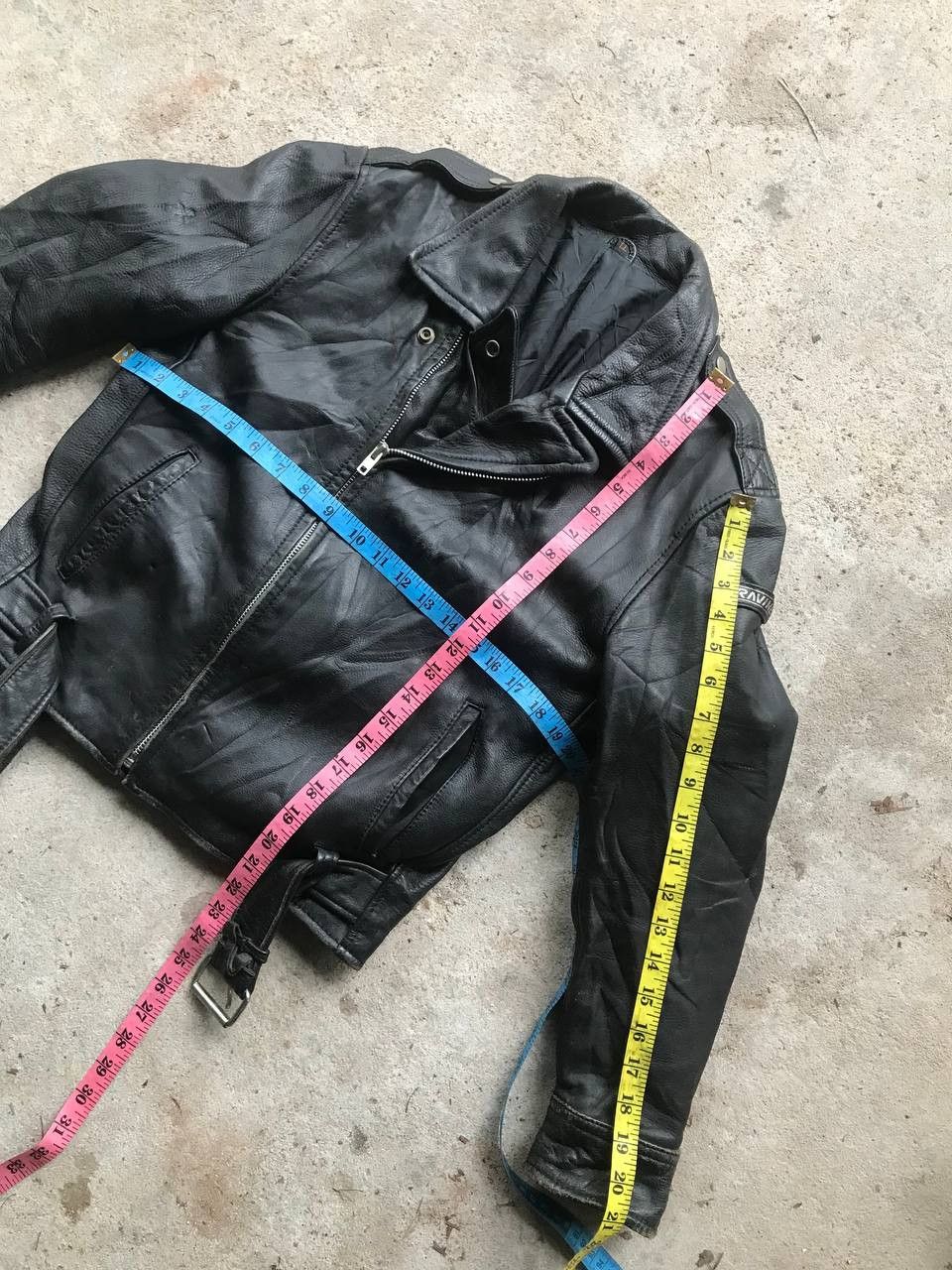 Japanese Brand RAVINE LEATHER BIKER JACKET Size US L / EU 52-54 / 3 - 11 Thumbnail