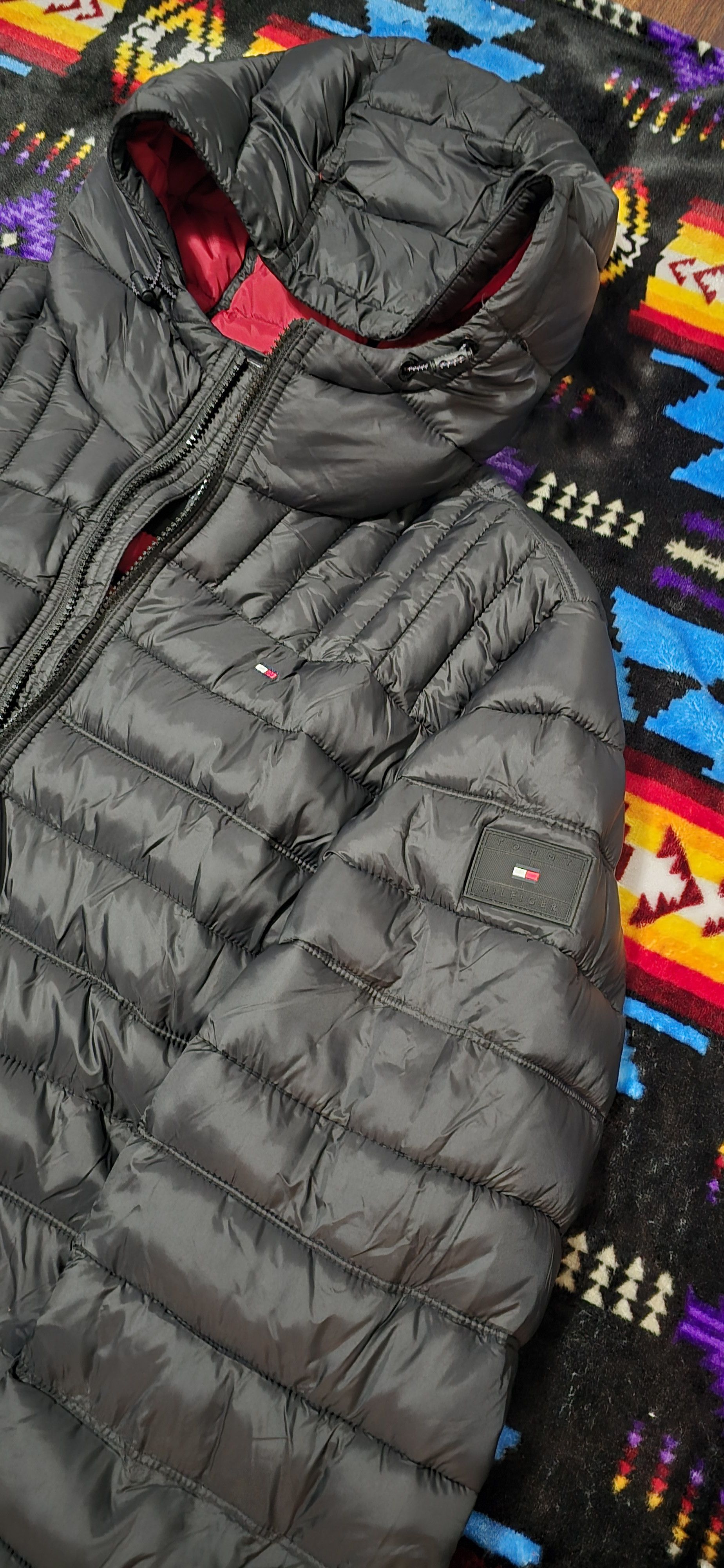 Tommy Hilfiger TH FLEX QUILTED PUFFER HOODED JACKET Size US XL / EU 56 / 4 - 4 Thumbnail