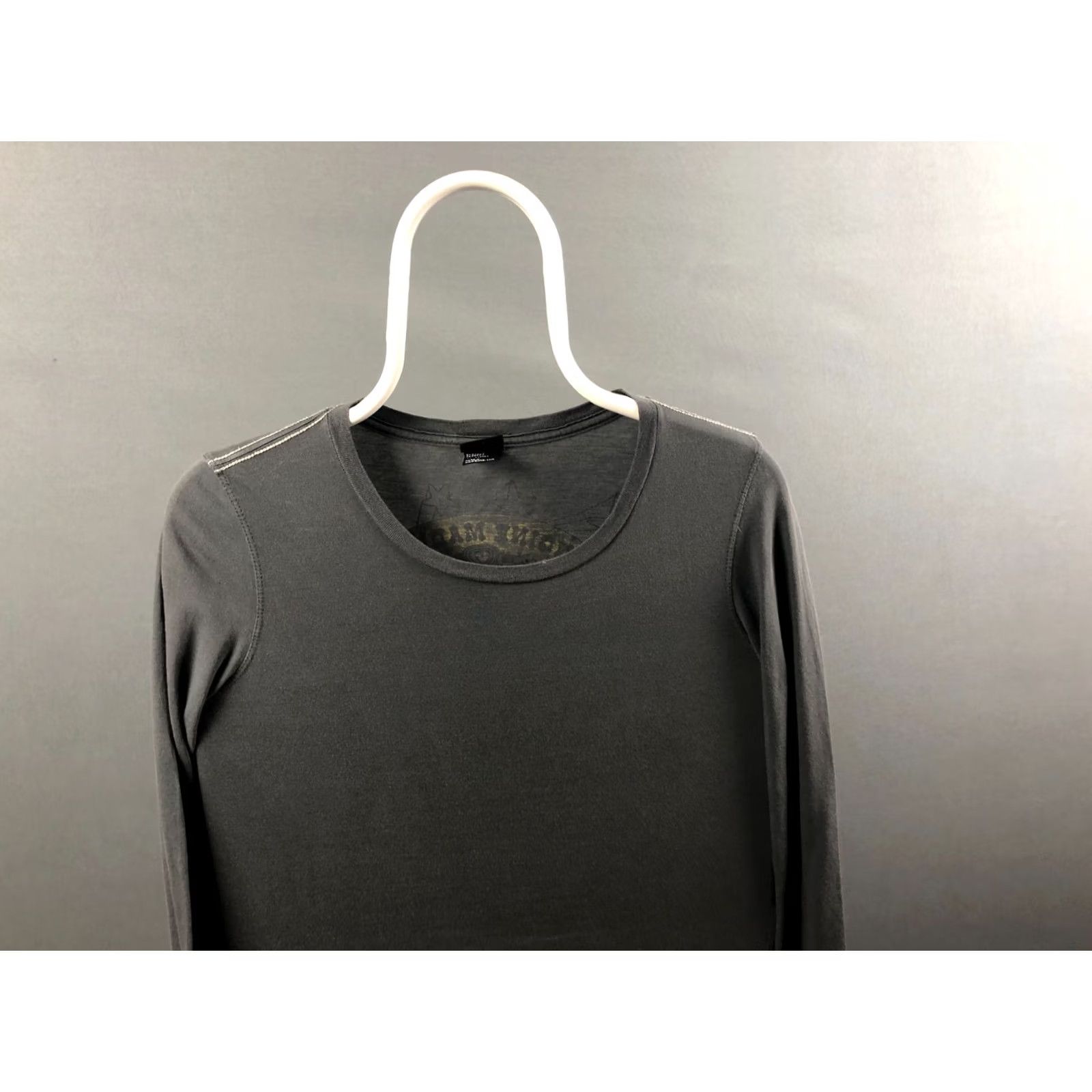 Diesel Diesel Women's T-Shirt Long Sleeve Cotton Gray M Printed Size M / US 6-8 / IT 42-44 - 3 Thumbnail