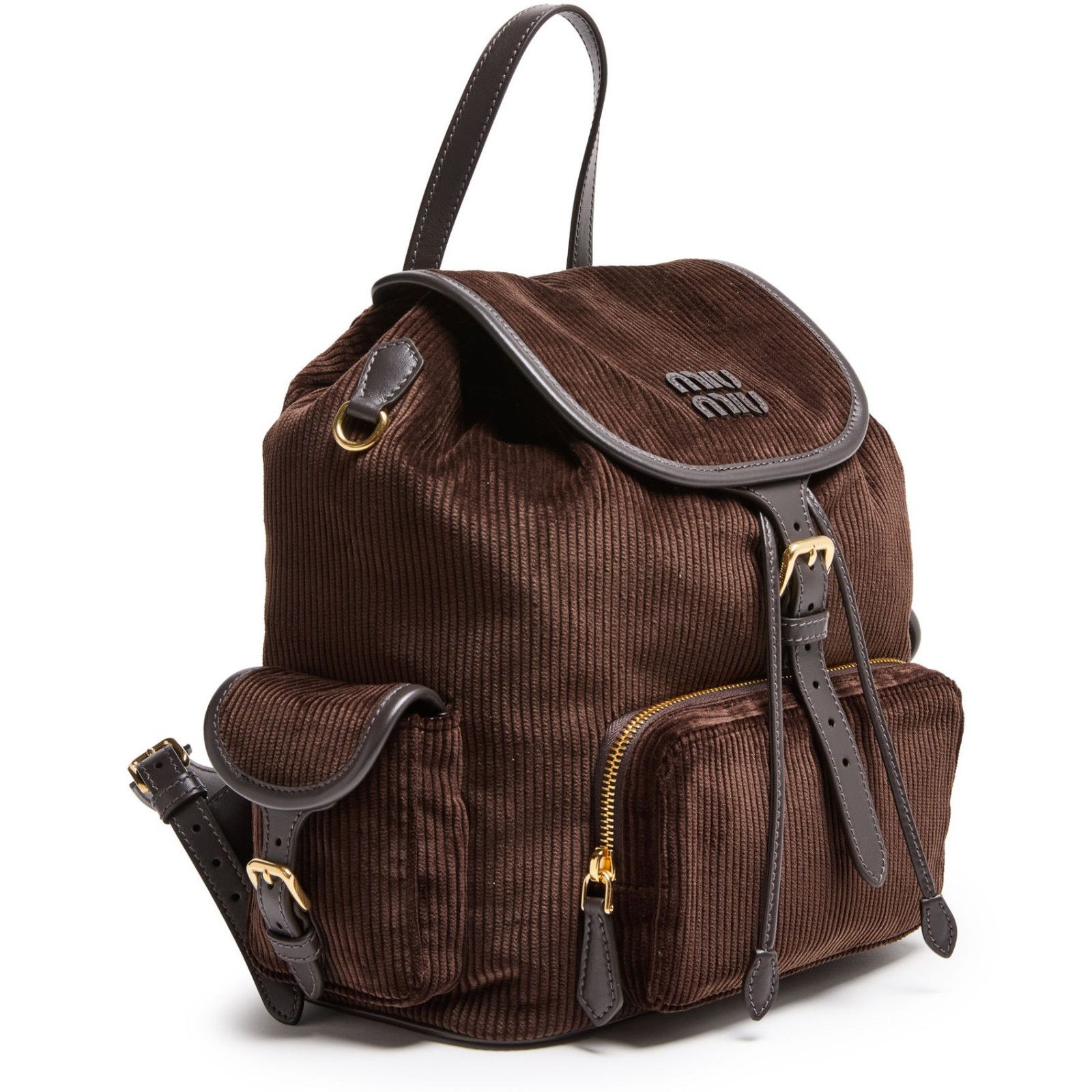 Miu Miu MIU MIU Brown Suede Backpack New & Authentic Size ONE SIZE - 2 Thumbnail