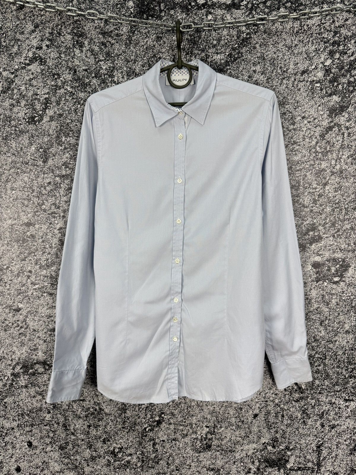AGLINI Women’s AGLINI Long Sleeve Shirt Button Up Luxury Size 44 Size M / US 6-8 / IT 42-44 - 1 Thumbnail