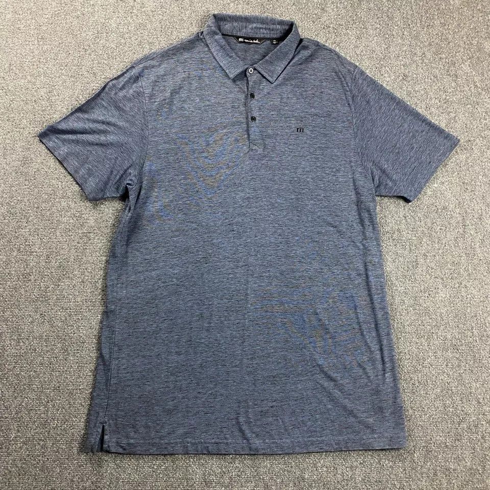 TravisMathew Travis Mathew Polo Shirt Mens XXL Blue Casual Golf 2XL Size US XXL / EU 58 / 5 - 1 Thumbnail