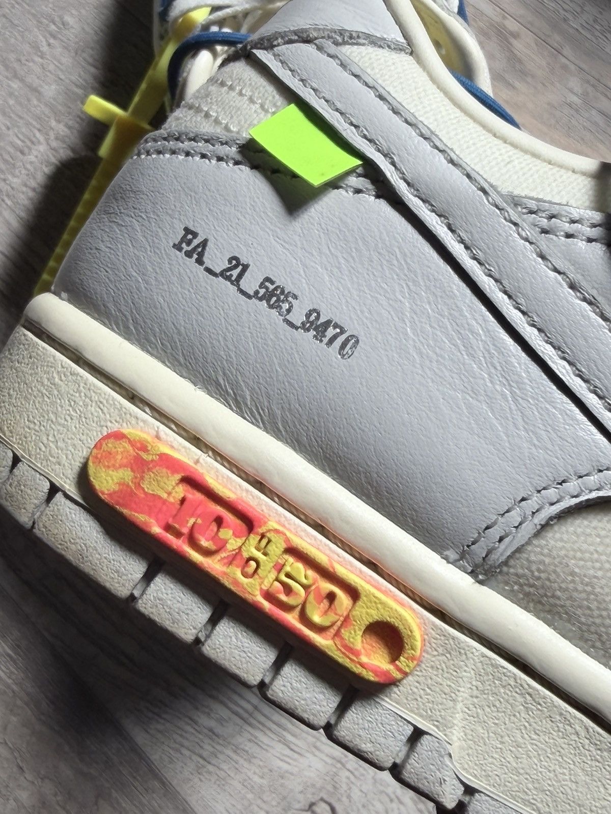 Nike × Off-White VIRGIL OFF-WHITE NIKE DUNKS LOT 10 Size US 9.5 / EU 42-43 - 3 Thumbnail