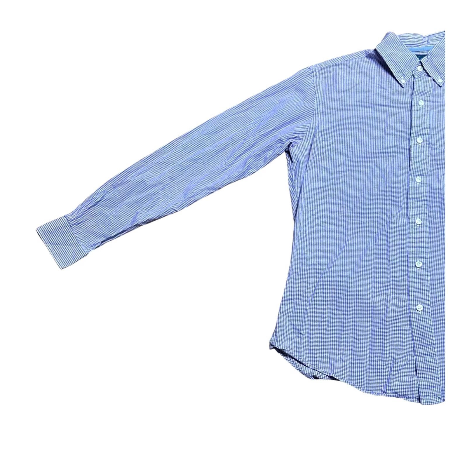 Ralph Lauren Ralph Lauren Purple & White Plaid Button-Down Long Sleeve Shirt Men's Small Size US S / EU 44-46 / 1 - 2 Thumbnail
