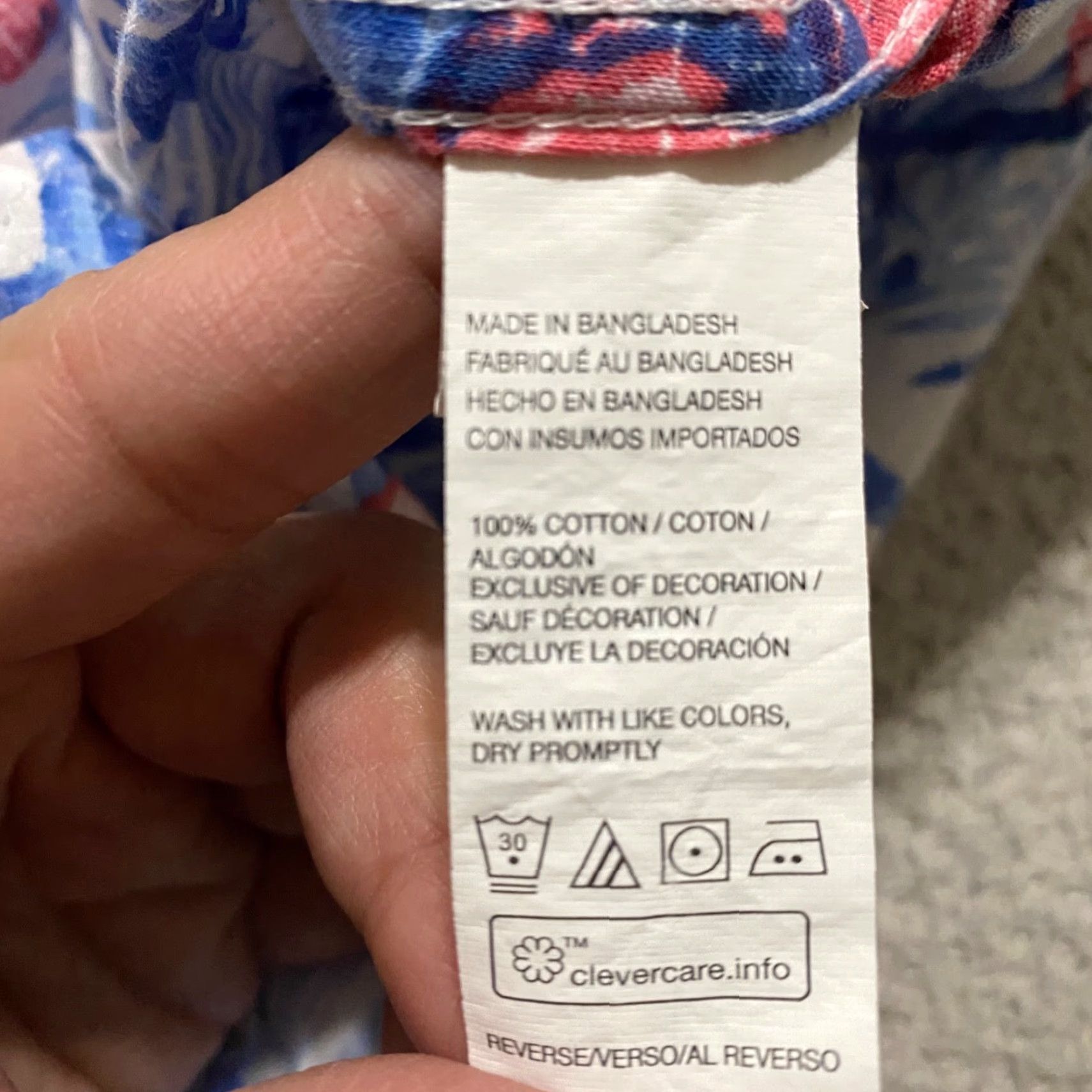 Izod IZOD Saltwater Shirt Mens 2XL Multicolor Floral Hawaiian Button Front Cotton Short Sleeve Shirt Size US XXL / EU 58 / 5 - 7 Thumbnail