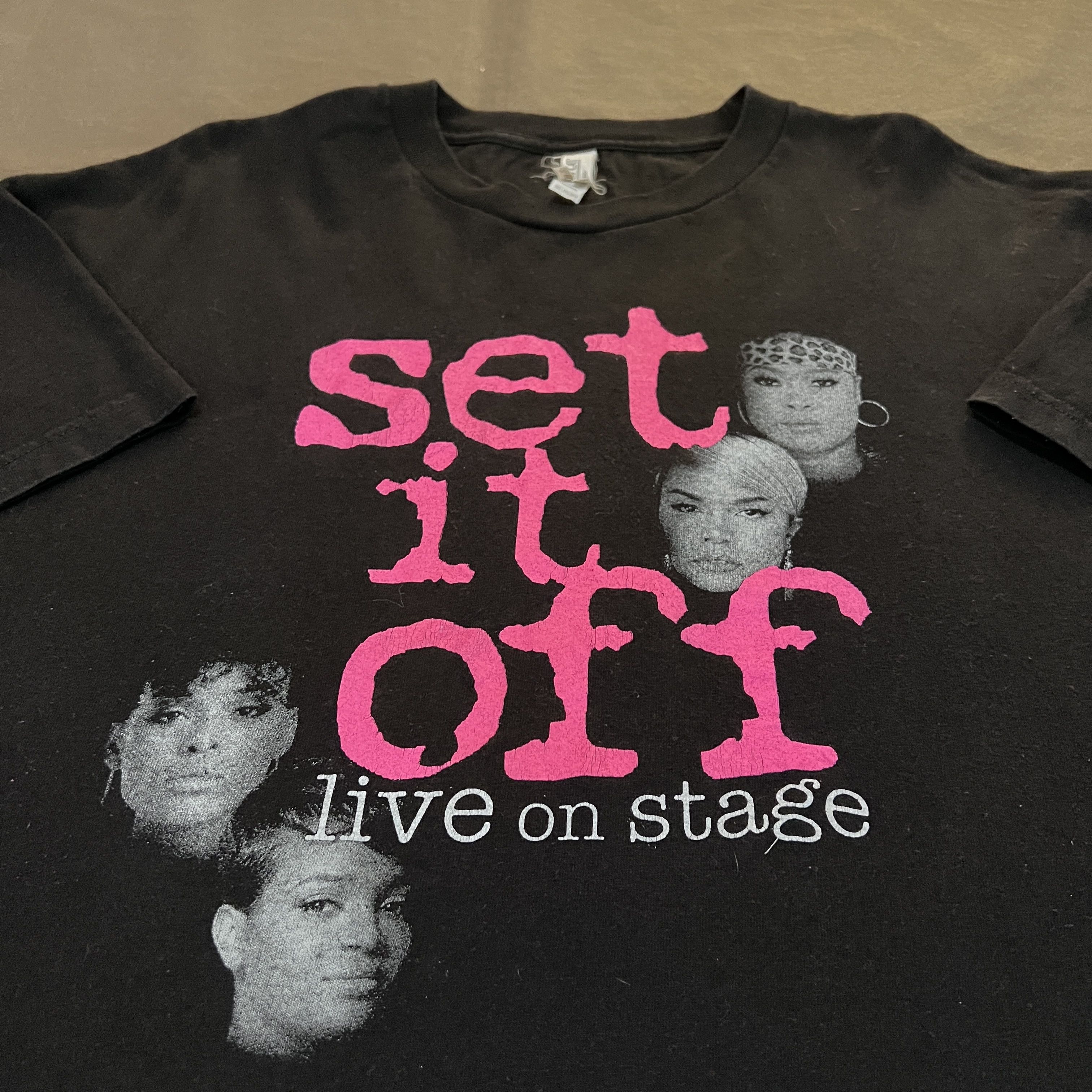 Rap Tees × Vintage Vintage Y2K Set It Off Movie Promo Tee 2XL Live on stage Size US XXL / EU 58 / 5 - 1 Thumbnail