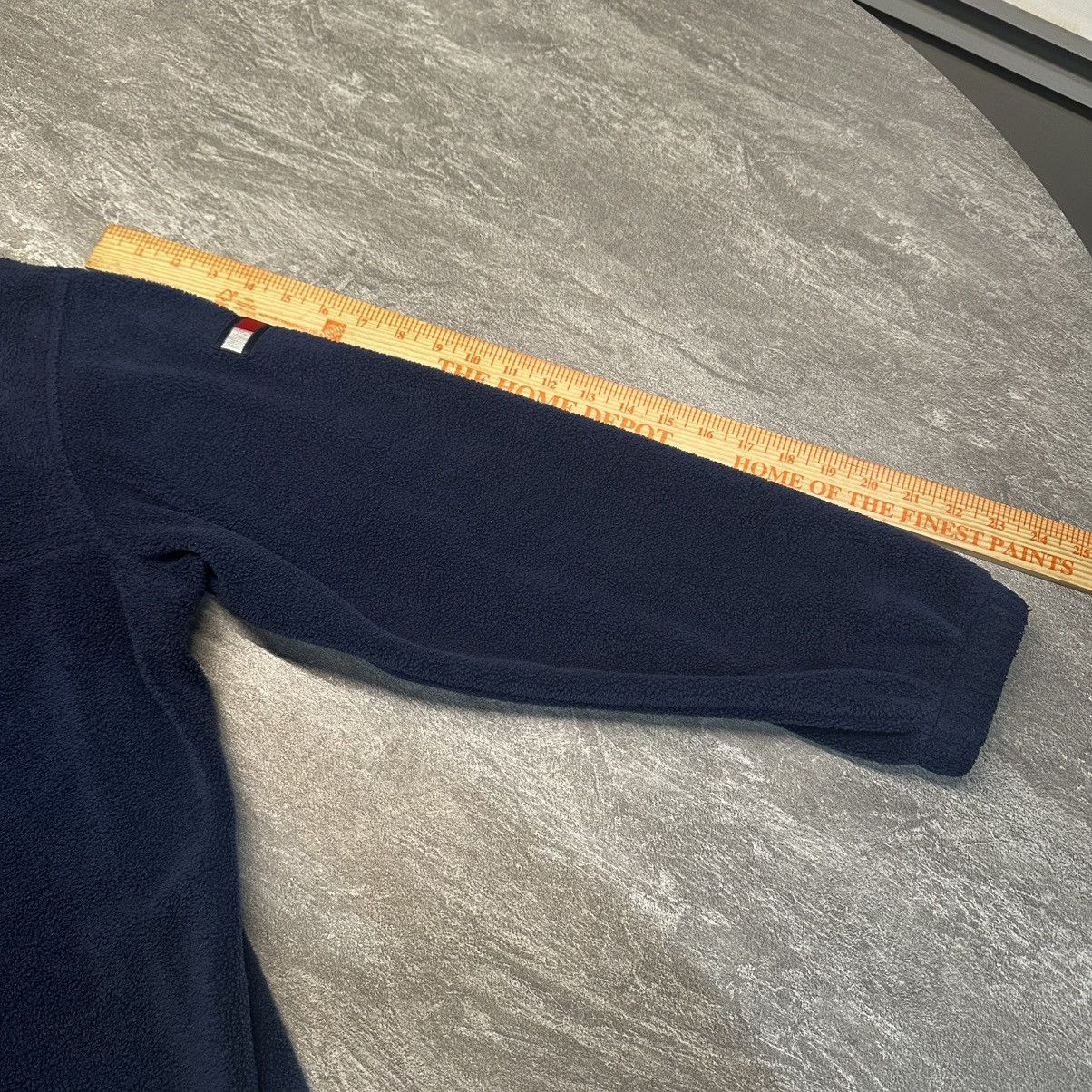 Tommy Hilfiger × Vintage Vintage Tommy Hilfiger 1/4 Zip Large Blue Fleece Sweater Size US L / EU 52-54 / 3 - 8 Thumbnail