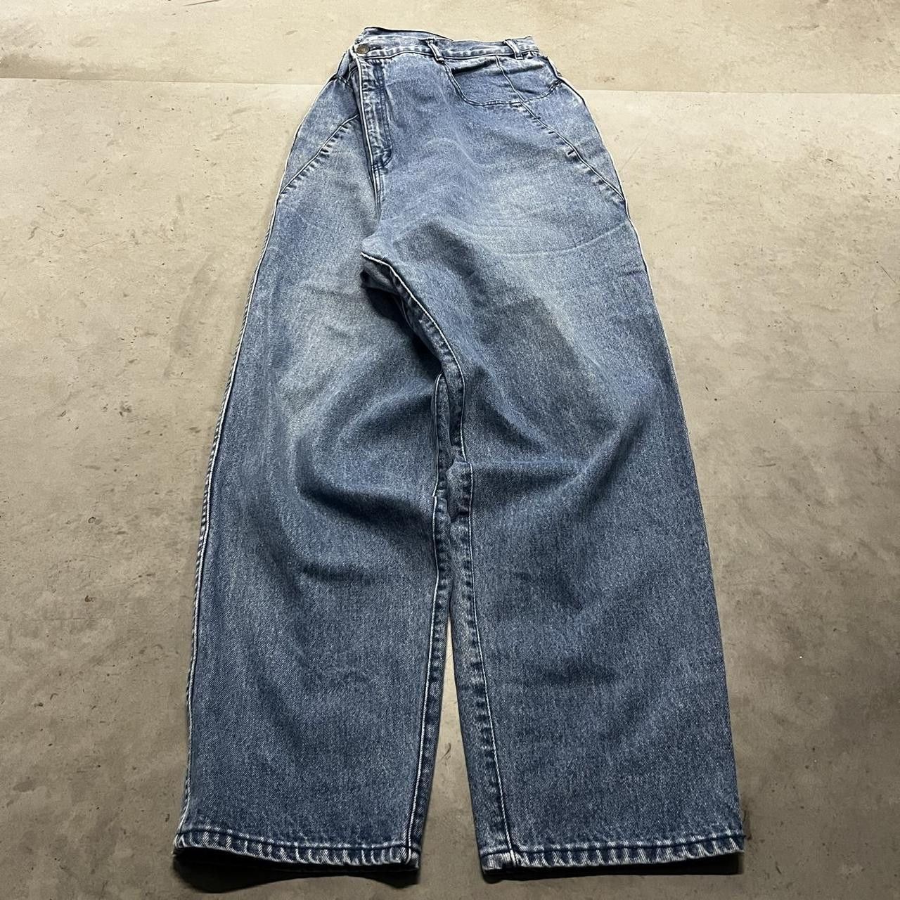 Coca Cola × Vintage Vintage Y2K Baggy Rare Coca Cola Medium wash Denim Jeans! Size US 38 / EU 54 - 3 Thumbnail