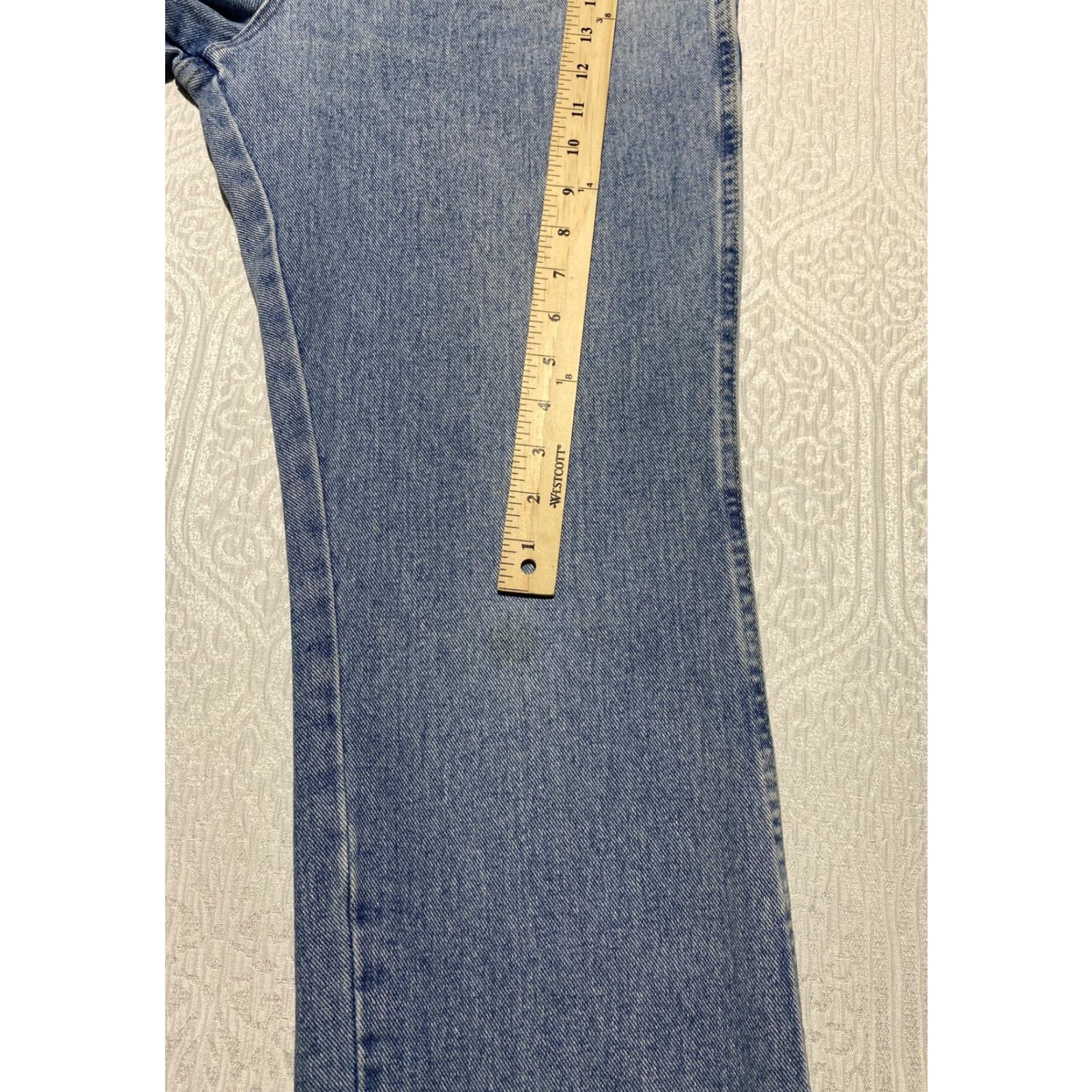 Wrangler VINTAGE Wrangler Jeans Mens 36x36 Blue 936ATW Slim Fit Cowboy Cut Denim Wrangler Cowboy Cut Jeans 36x36 Men Blue Denim Size US 36 / EU 52 - 3 Thumbnail