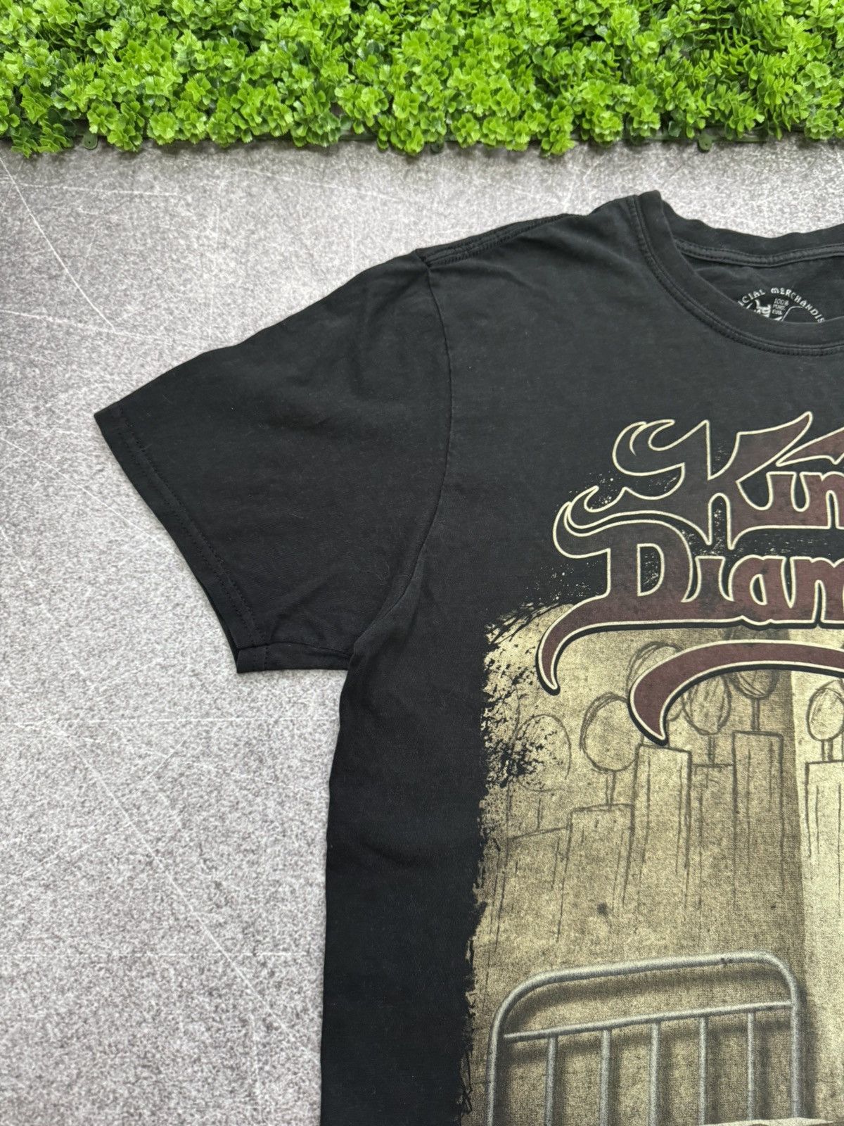 Band Tees 2019 KING OF DIAMOND T SHIRT BLACK METAL Tour Europe Size US M / EU 48-50 / 2 - 4 Thumbnail
