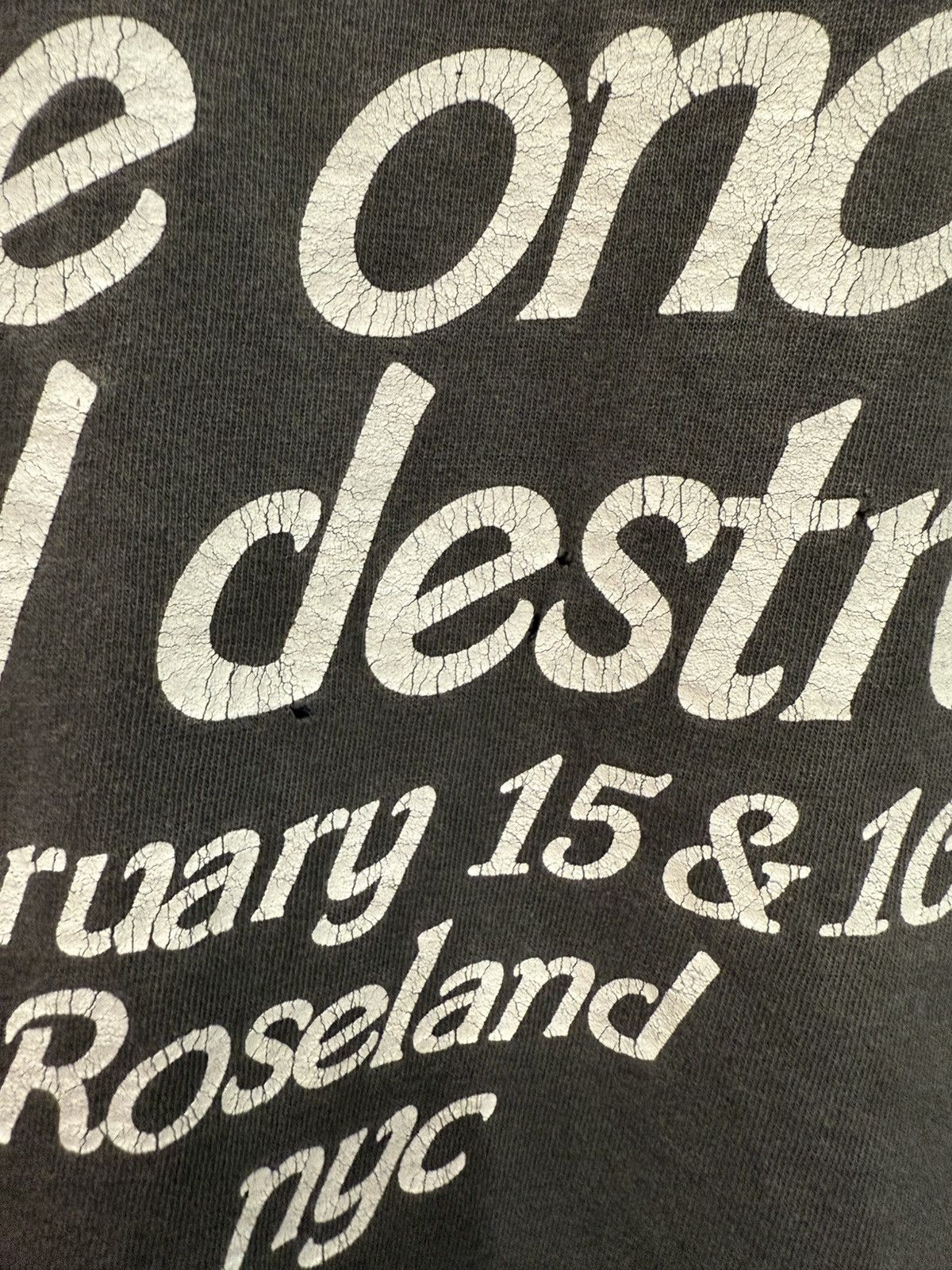 Vintage Vintage Hole Roseland NYC Use Once And Destroy Shirt size XL Size US XL / EU 56 / 4 - 7 Thumbnail