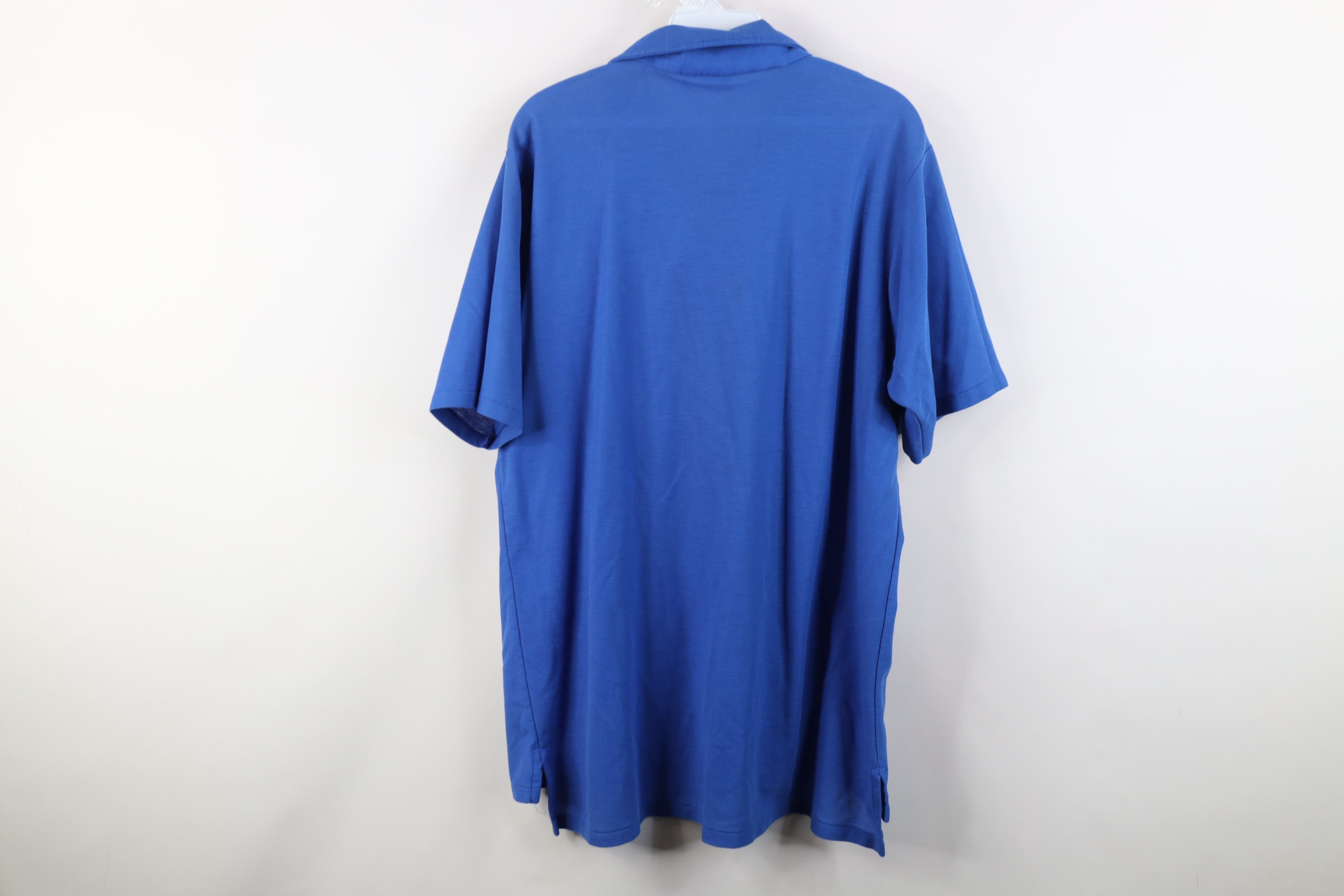Vintage Vintage 90s Streetwear Collared Golf Polo Shirt Blue USA Size US XL / EU 56 / 4 - 10 Thumbnail
