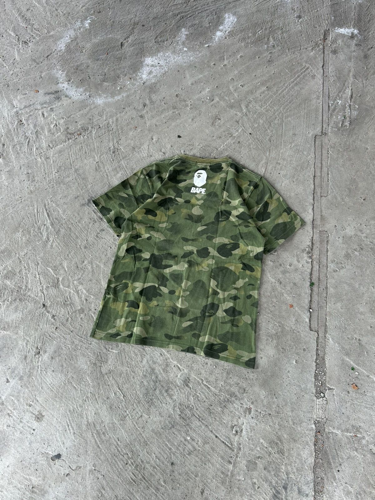 Bape BAPE A Bathing Ape Soldier Tee Camo Green Size M Military Size US M / EU 48-50 / 2 - 6 Thumbnail
