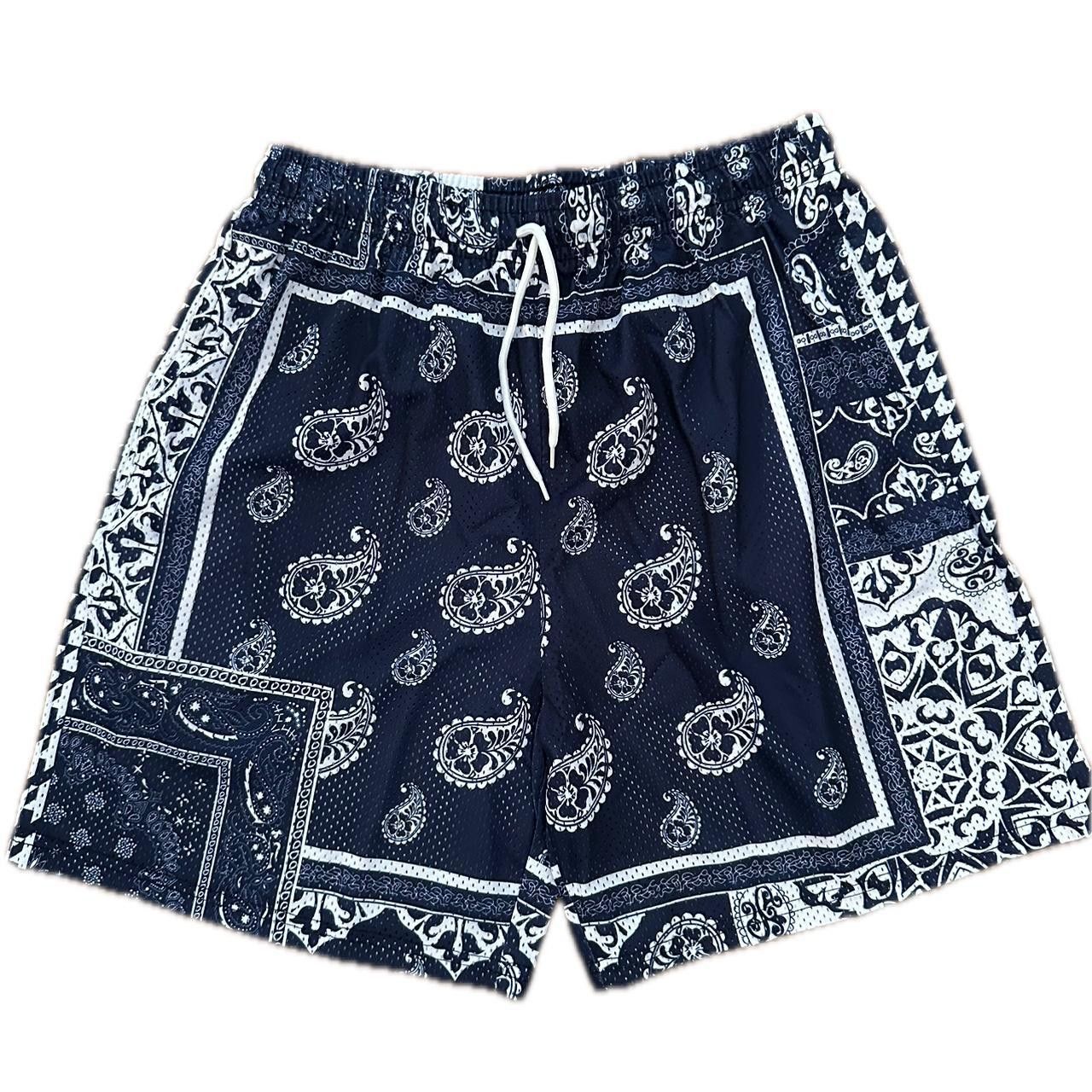 Other Blue Bandana Shorts Size US 30 / EU 46 - 3 Thumbnail