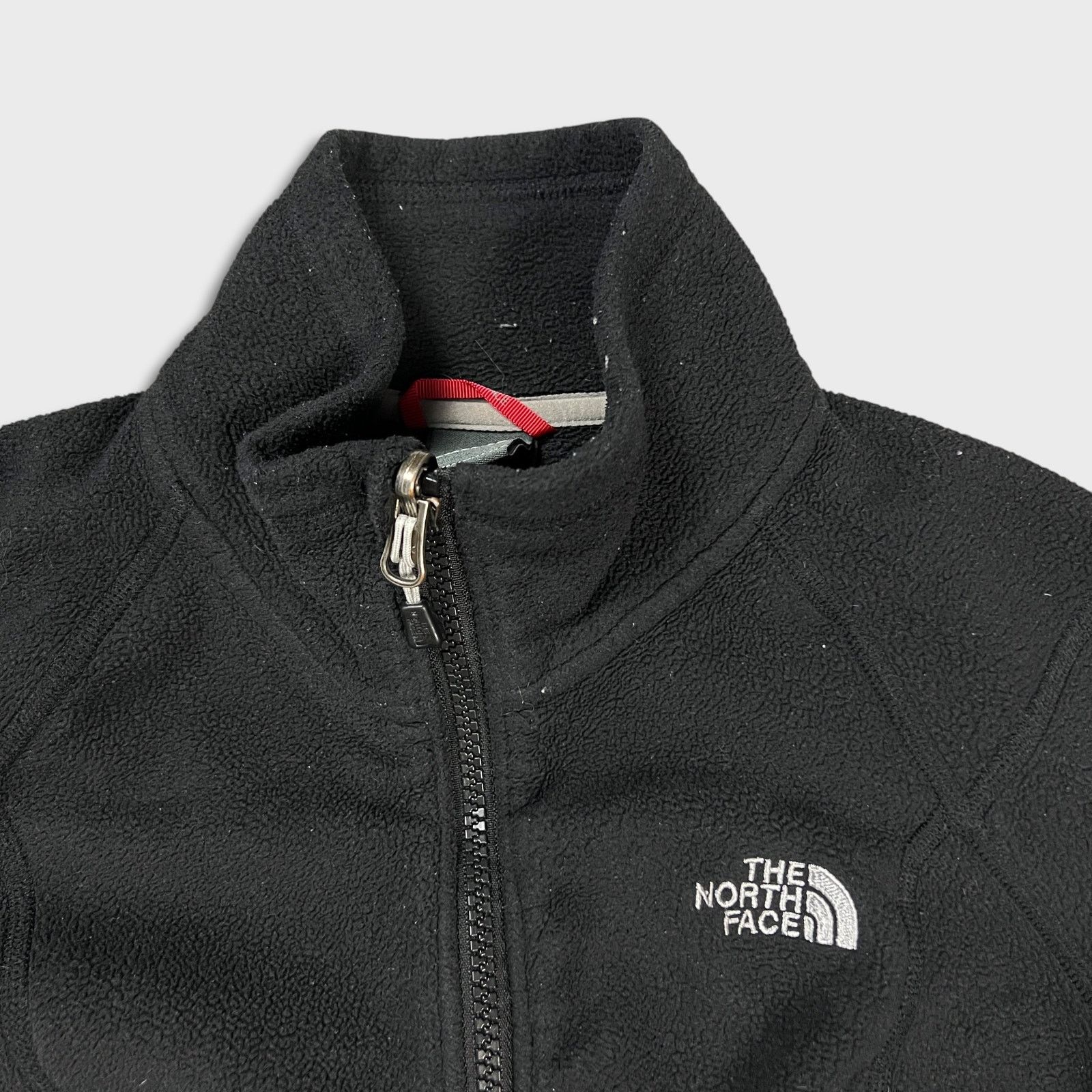 The North Face × Vintage The North Face Fleece Small Spell Out Sweatshirt Full Zip Size S / US 4 / IT 40 - 2 Thumbnail