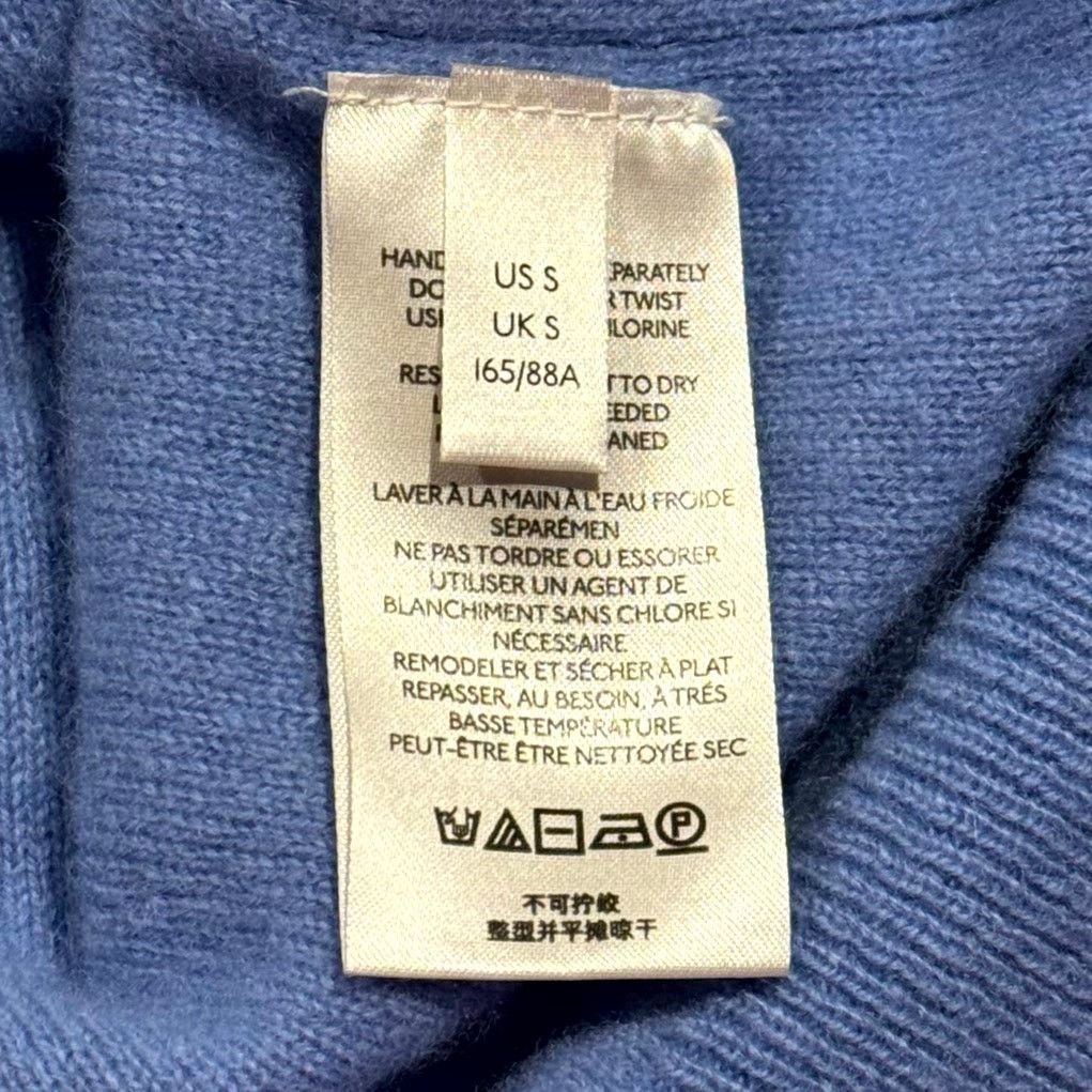 Free People Free People Harmony Cashmere Sweater Blue S Oversized Lounge Size S / US 4 / IT 40 - 5 Thumbnail