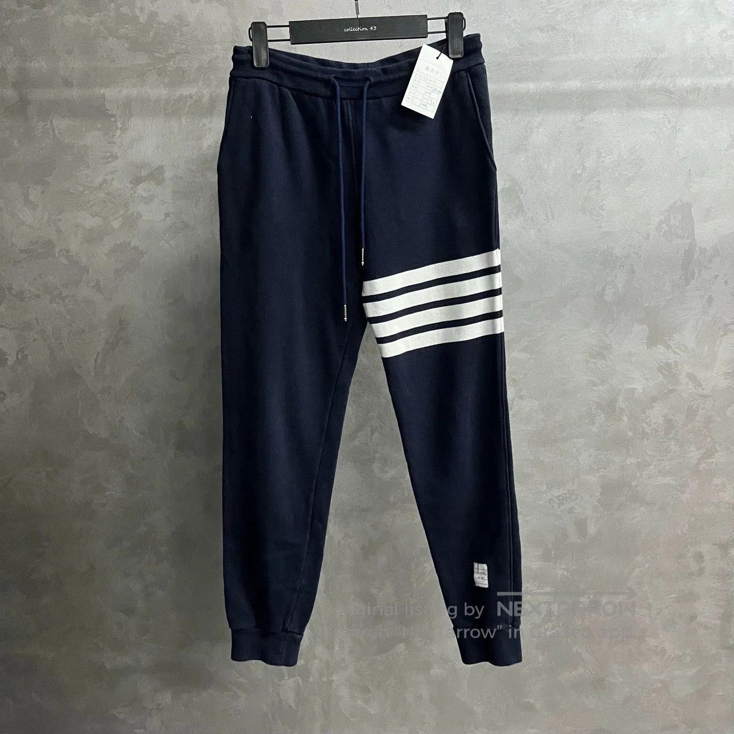 Thom Browne thom browne navy blue sports casual pants. Size US 26 / EU 42 - 1 Thumbnail