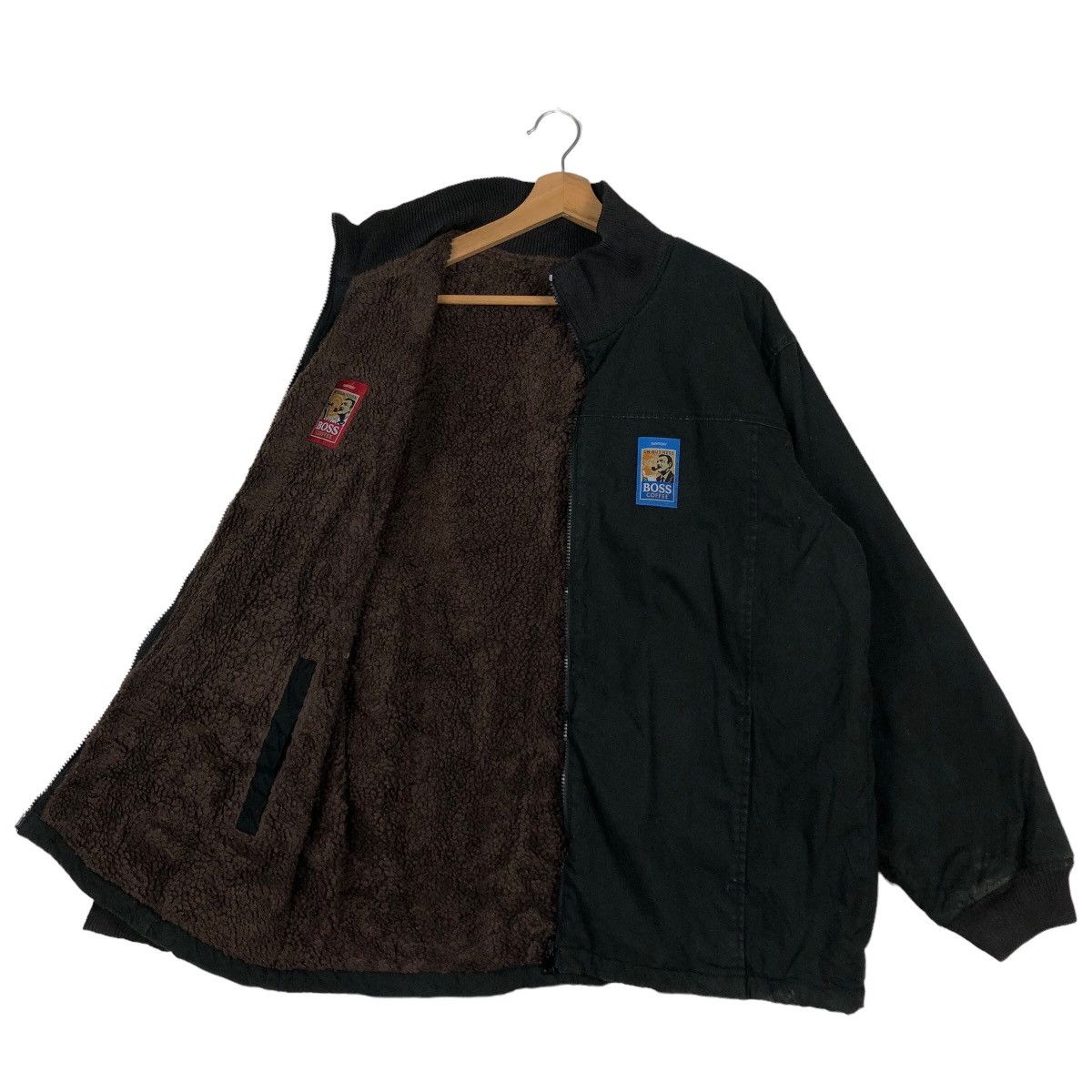 Japanese Brand 🔥90’s Suntory Boss Coffee Reversible Bomber Jacket Big Logo Size US M / EU 48-50 / 2 - 9 Thumbnail