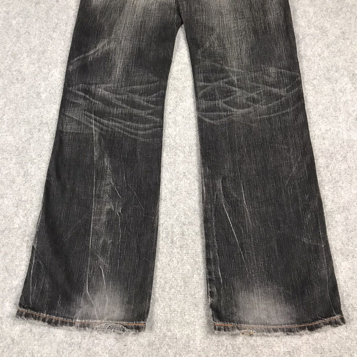If Six Was Nine × Japanese Brand JAPAN STYLE DENIM BLACK FADED DISTRESSED PANTS Size US 28 / EU 44 - 9 Thumbnail