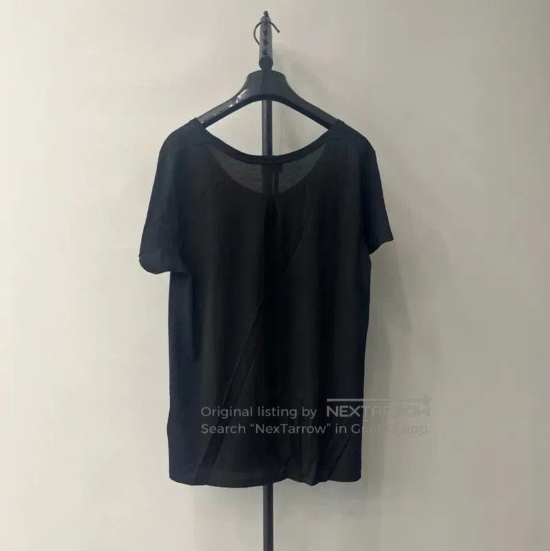 Yves Saint Laurent YSL Black Cotton Short Sleeve T-Shirt . Size L / US 10 / IT 46 - 2 Thumbnail