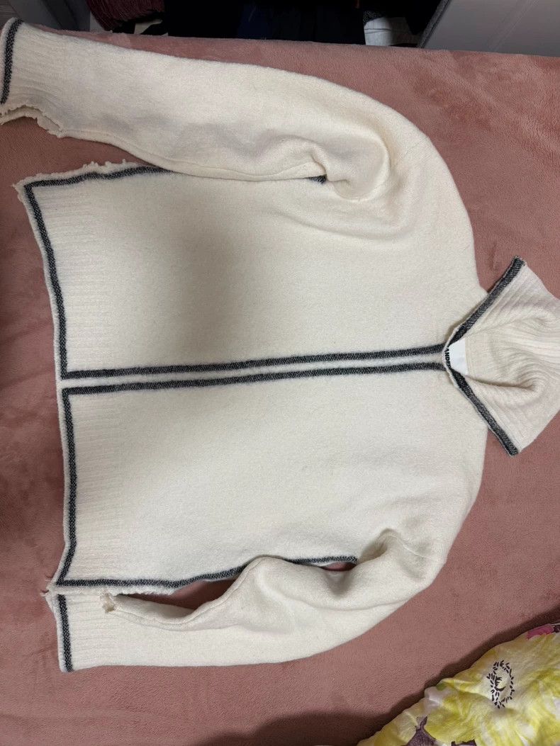 Jil Sander Jil Sander white sweater Size XXS / US 00 / IT 34 - 1 Thumbnail
