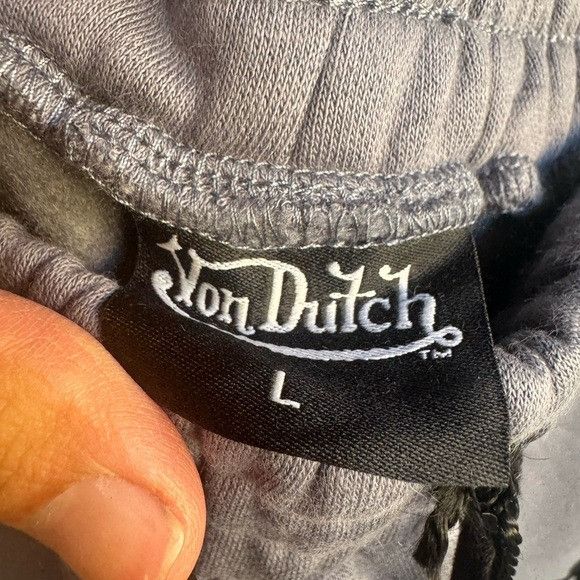Von Dutch NWT VON DUTCH BLUE/GRAY SWEATPANTS SZ LARGE L Size US 32 / EU 48 - 6 Thumbnail