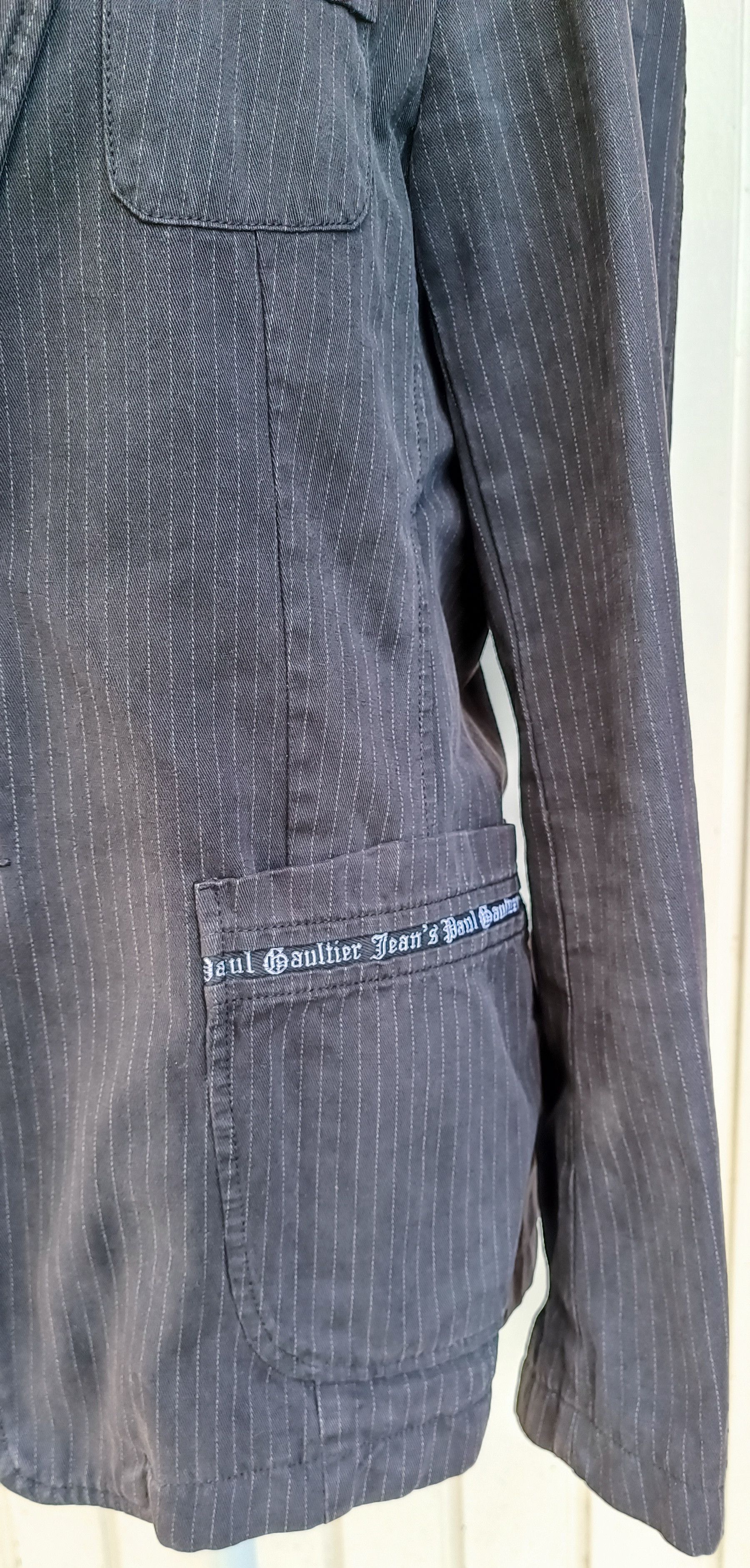 Jean Paul Gaultier Striped gray cotton jacket Size US S / EU 44-46 / 1 - 22 Thumbnail