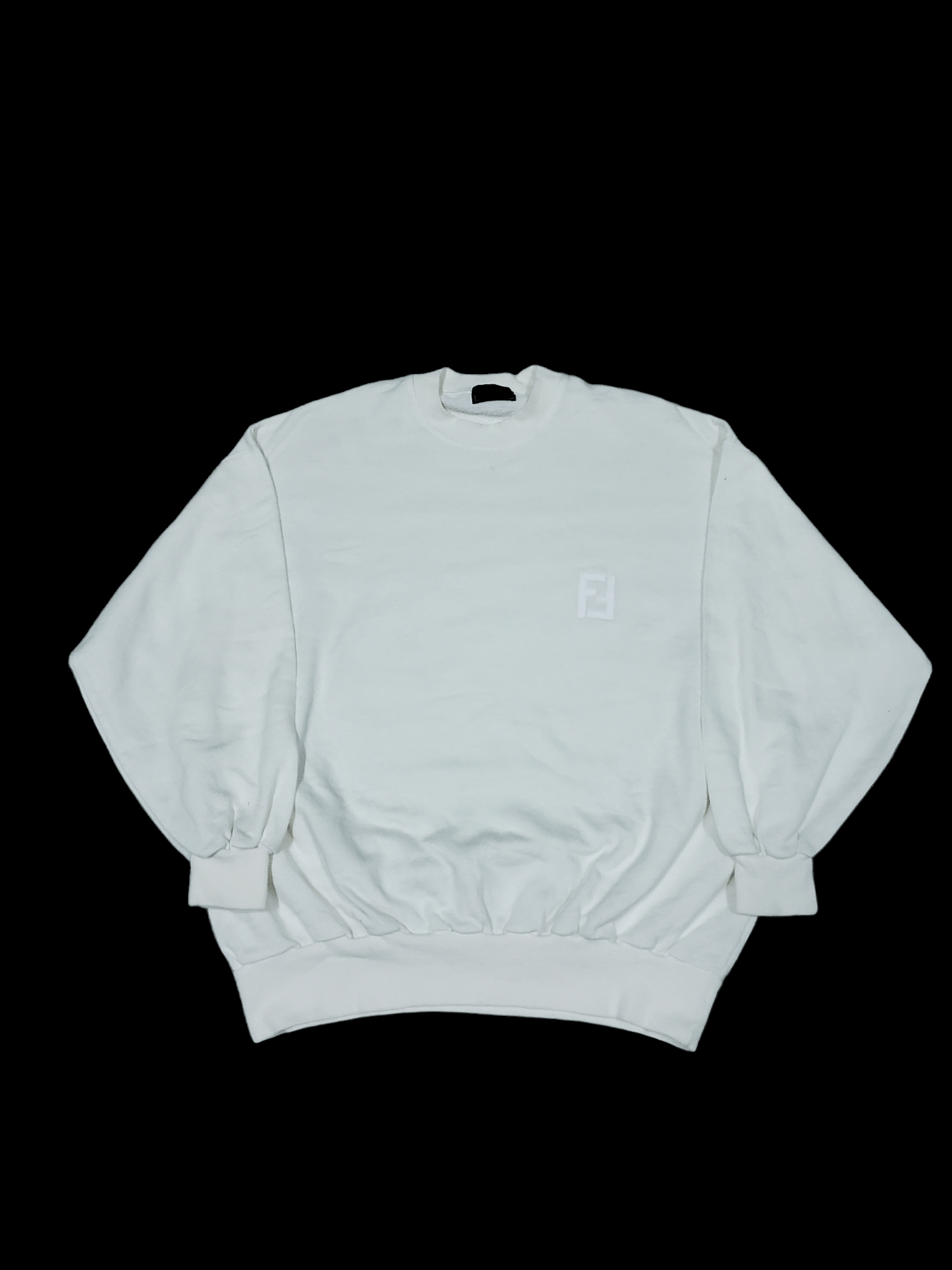 Designer × Fendi FENDI Double F Crewneck Sweatshirt Size US M / EU 48-50 / 2 - 1 Thumbnail