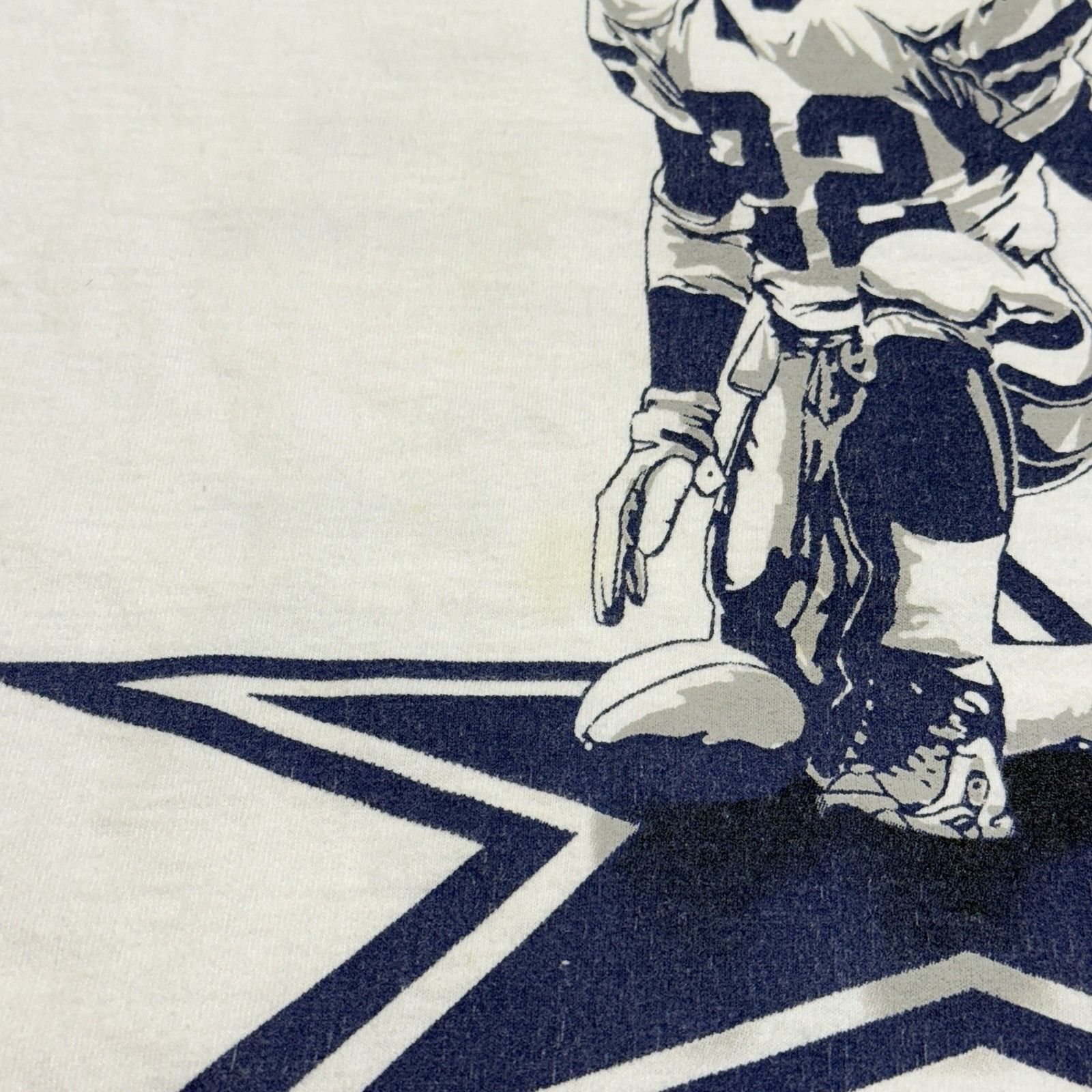 NFL × Reebok × Vintage Vintage Emmitt Smith Dallas Cowboys T Shirt Mens XL White Re Size US XL / EU 56 / 4 - 7 Thumbnail