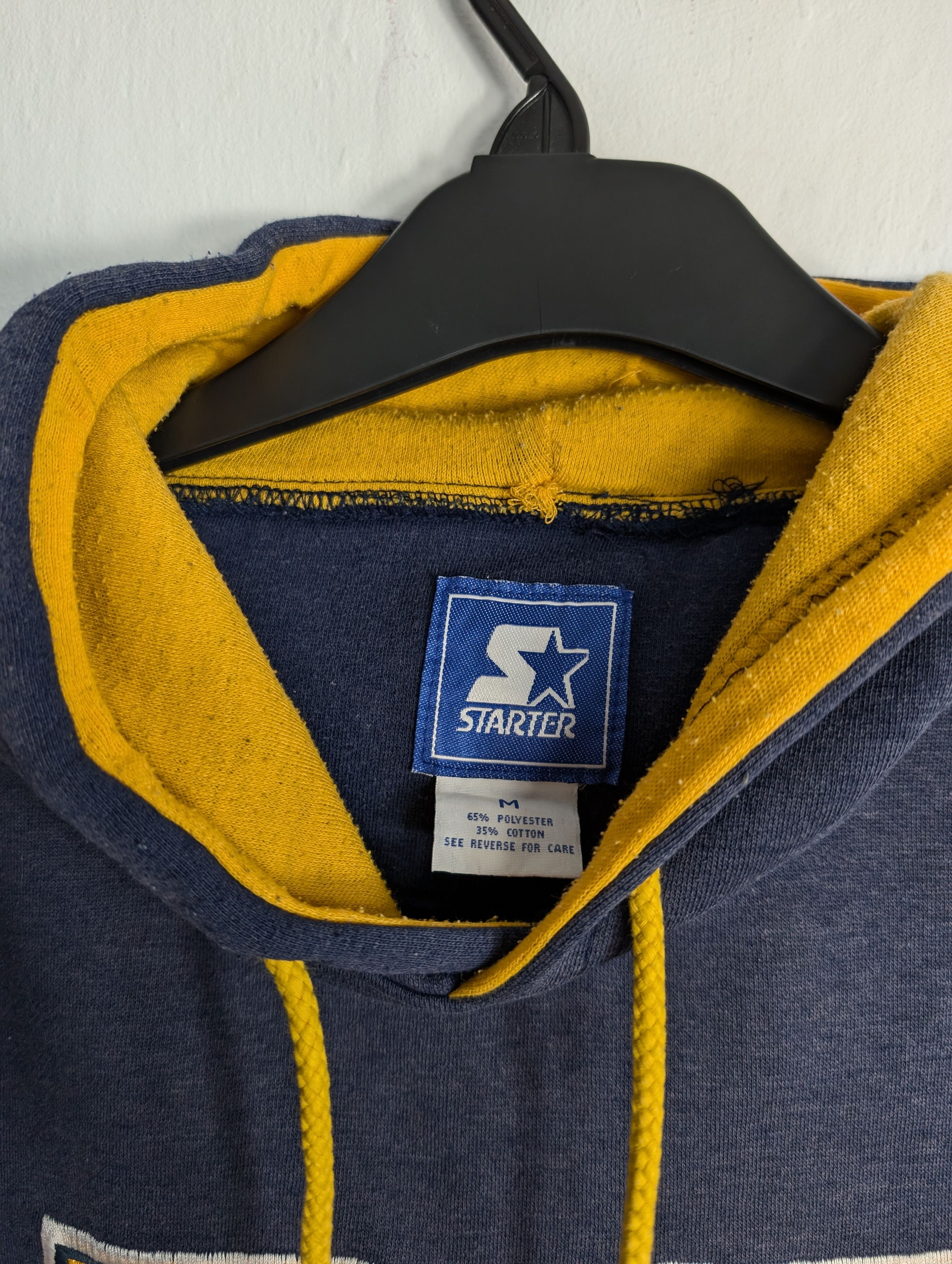 Starter Vintage Michigan Wolverines Starter Hoodie Y2K Retro Boxy Size US M / EU 48-50 / 2 - 5 Thumbnail