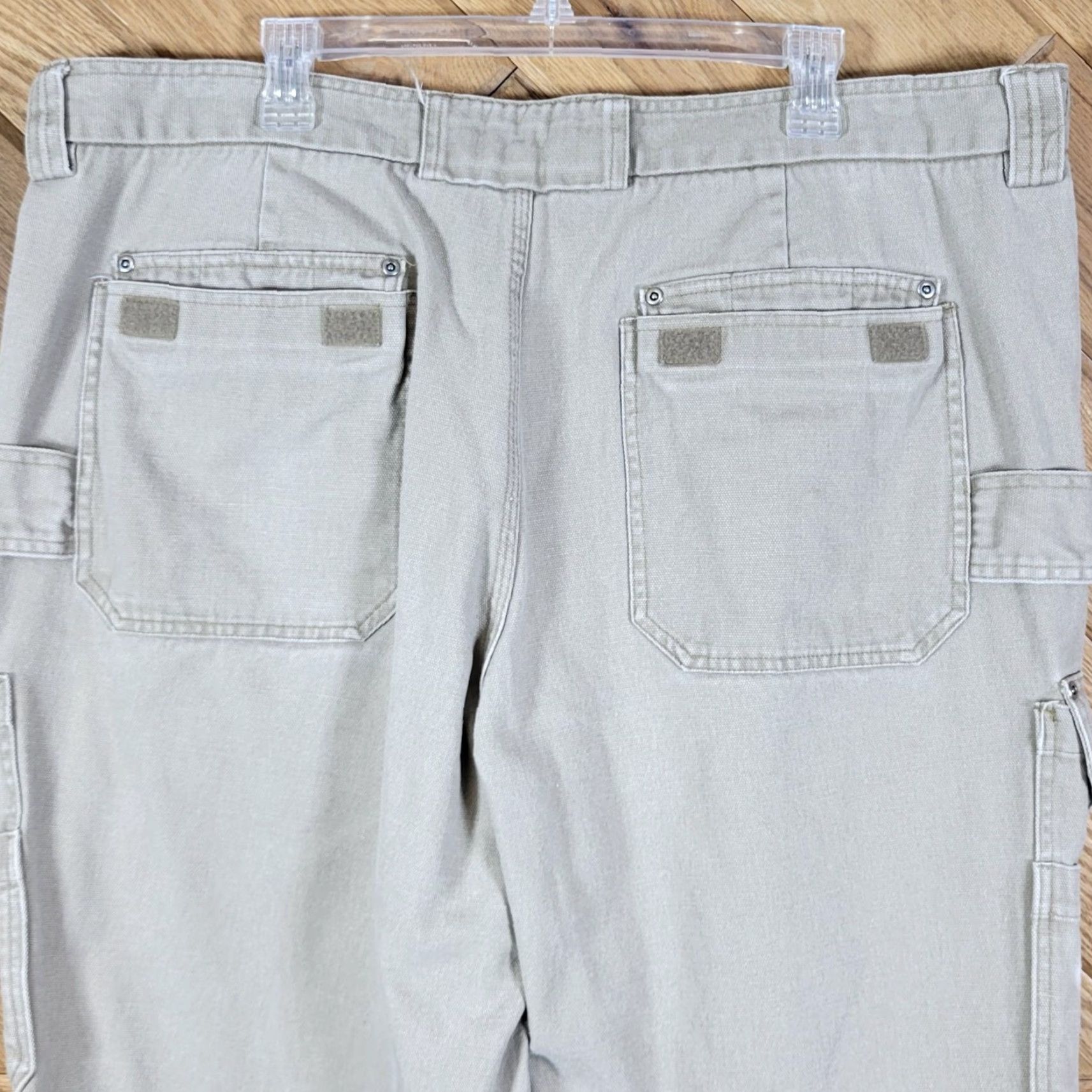 Vintage Duluth Trading Mens Cargo Pants Size 42X30 Beige Workwear Cargo Pants Mens 42 Beige Size US 42 / EU 58 - 7 Thumbnail