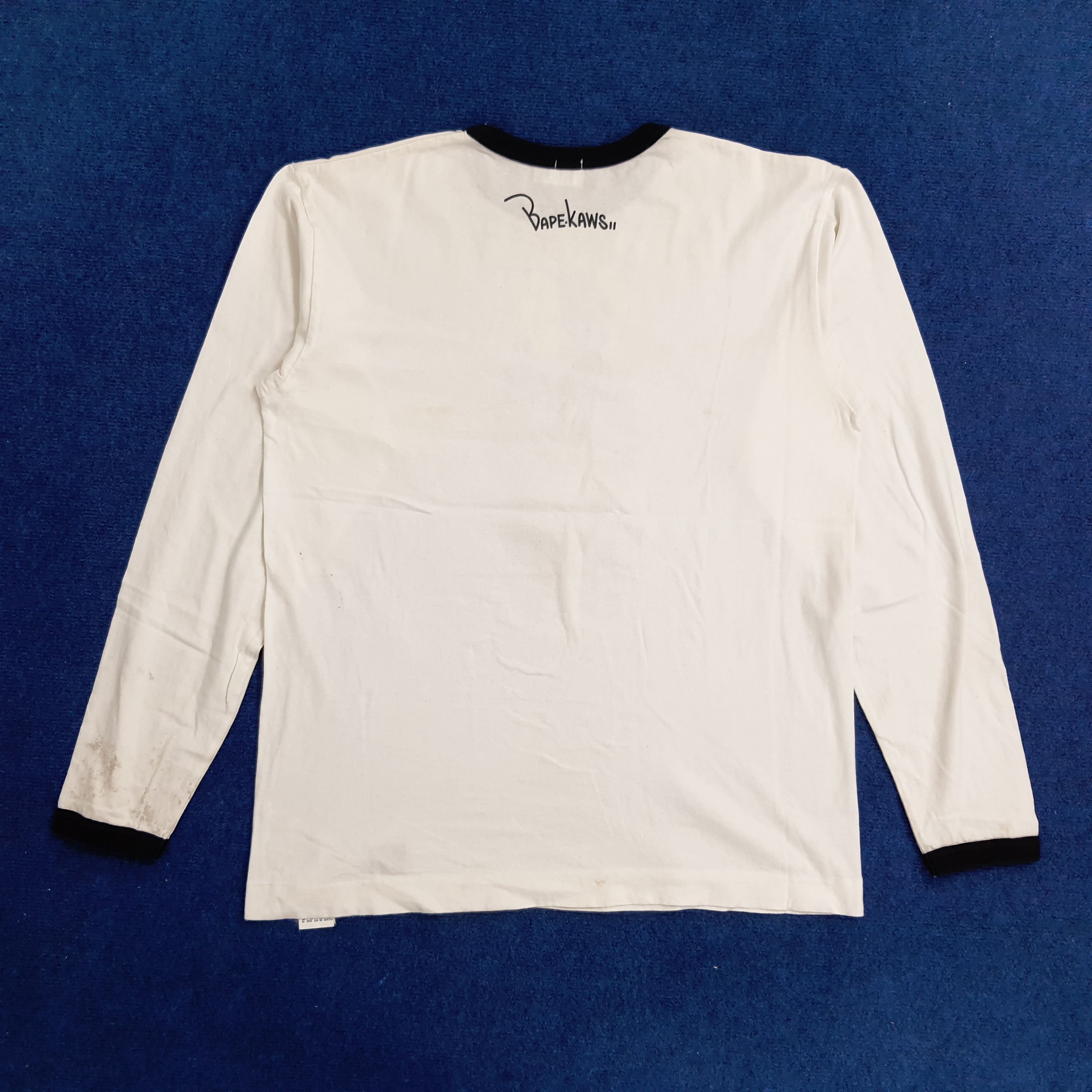 Kaws × Vintage Vintage KAWS x Baby Milo x Bape Japanese Brand Tshirt Size US L / EU 52-54 / 3 - 3 Thumbnail