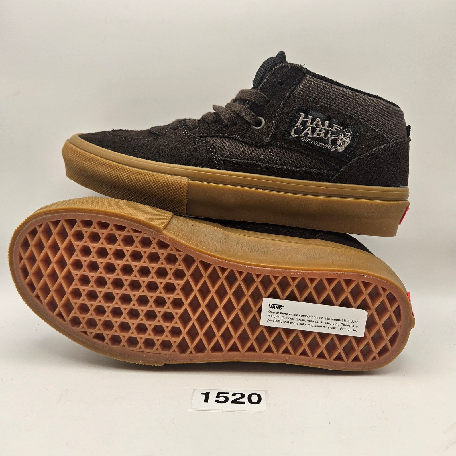 Vans VANS MEN'S 6 HALF CAB SKATEBOARD SHOES BROWN GUM NWOB Size US 6 / EU 39 - 6 Thumbnail