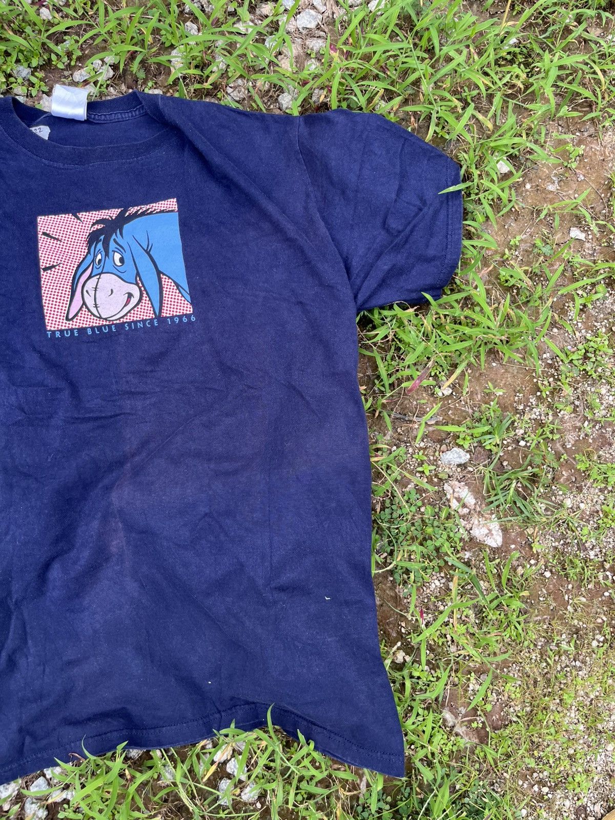 Disney 💥Vintage 90s True Blue Since 1966 Disney Cartoon Blue Black Size US L / EU 52-54 / 3 - 3 Thumbnail