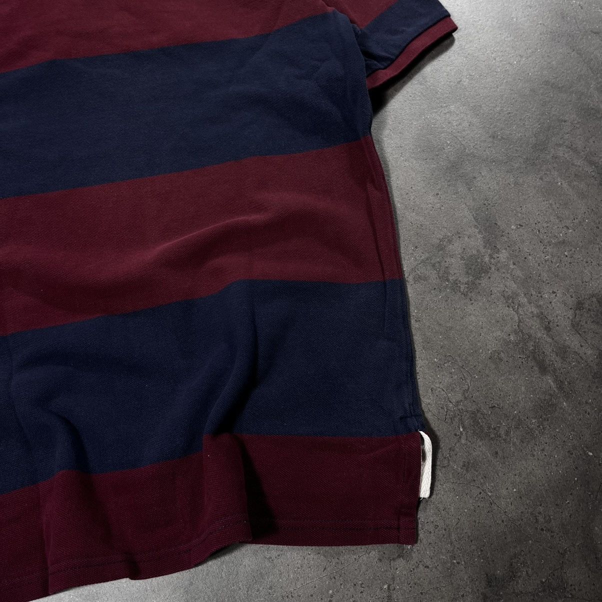 Polo Ralph Lauren Polo Ralph Lauren 00s Vintage Striped Rugby Polo Tshirt Tee Size US S / EU 44-46 / 1 - 13 Thumbnail