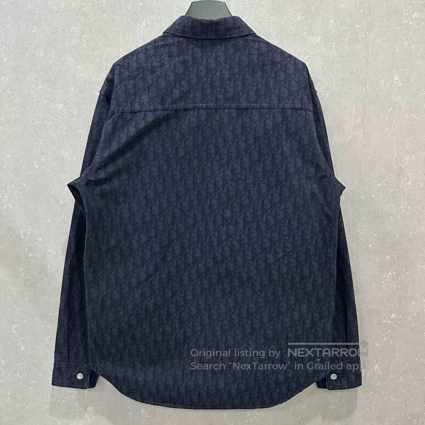 Dior dior logo print denim shirt jacket. Size US L / EU 52-54 / 3 - 3 Thumbnail