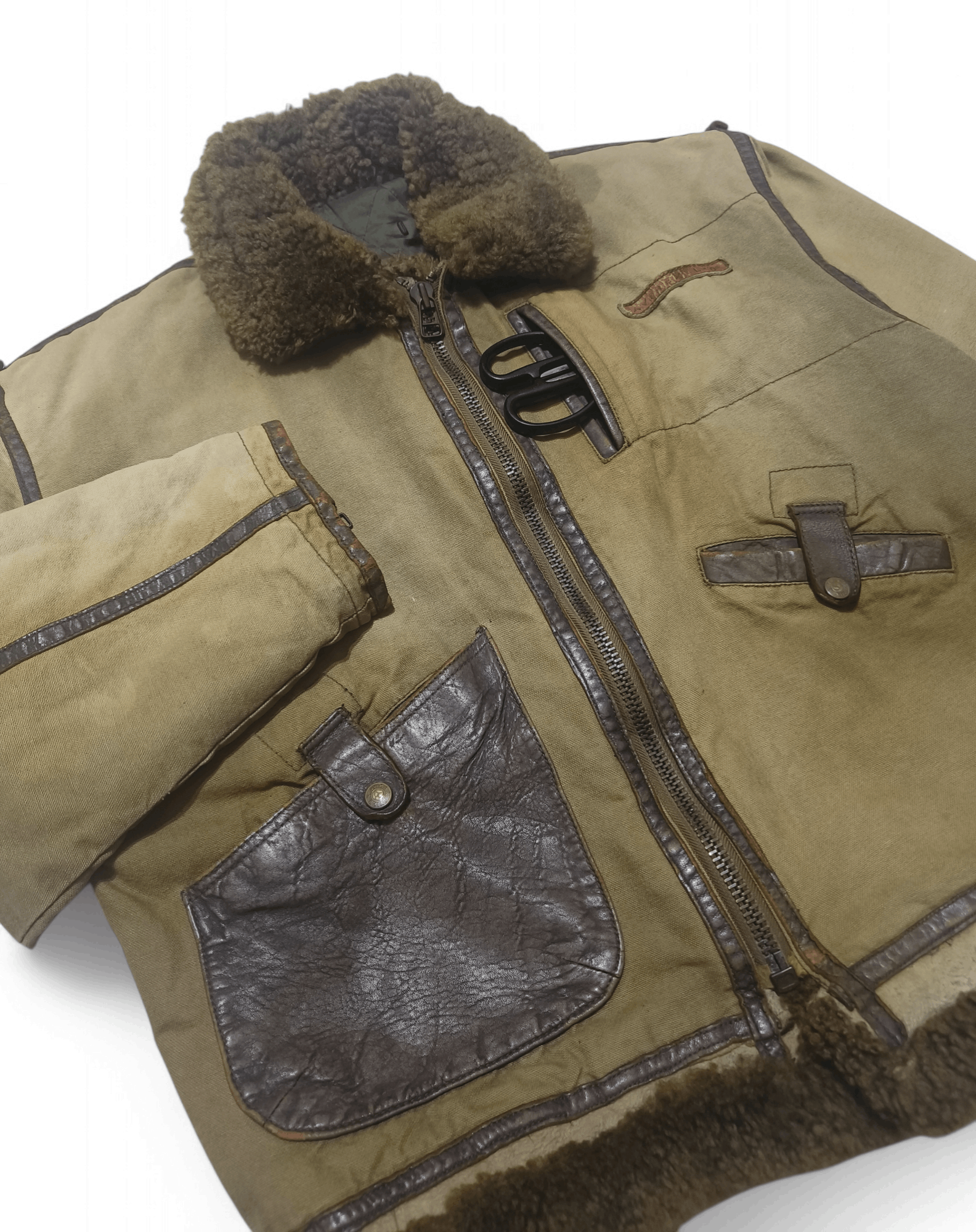 Avirex Vintage AVIREX LTD Military USAAF Flight Distressed Jacket Size US L / EU 52-54 / 3 - 3 Thumbnail