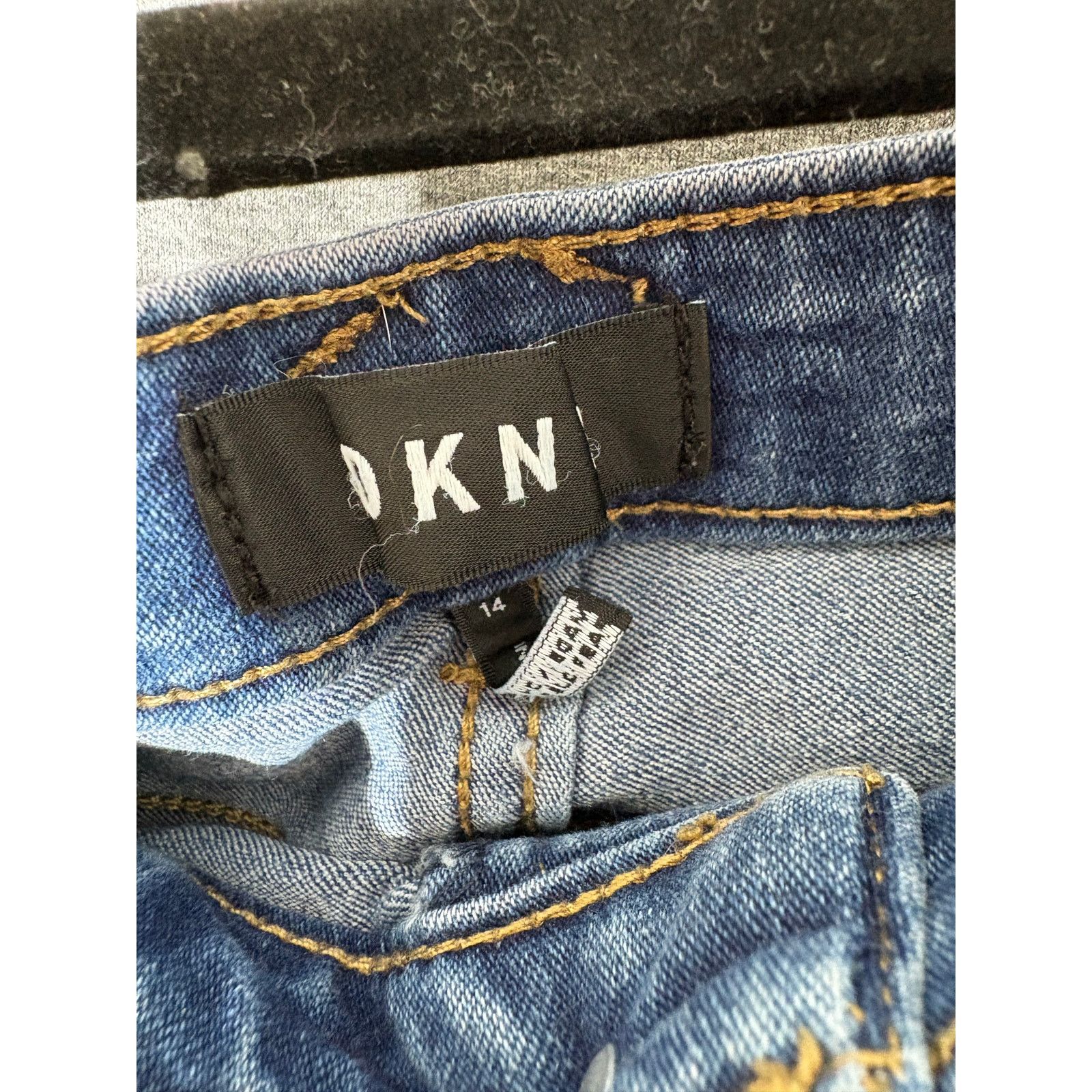 DKNY DKNY | Girl's Kid's Teen's Skinny Denim Jeans | 14 Size 36" / US 14 / IT 50 - 3 Thumbnail