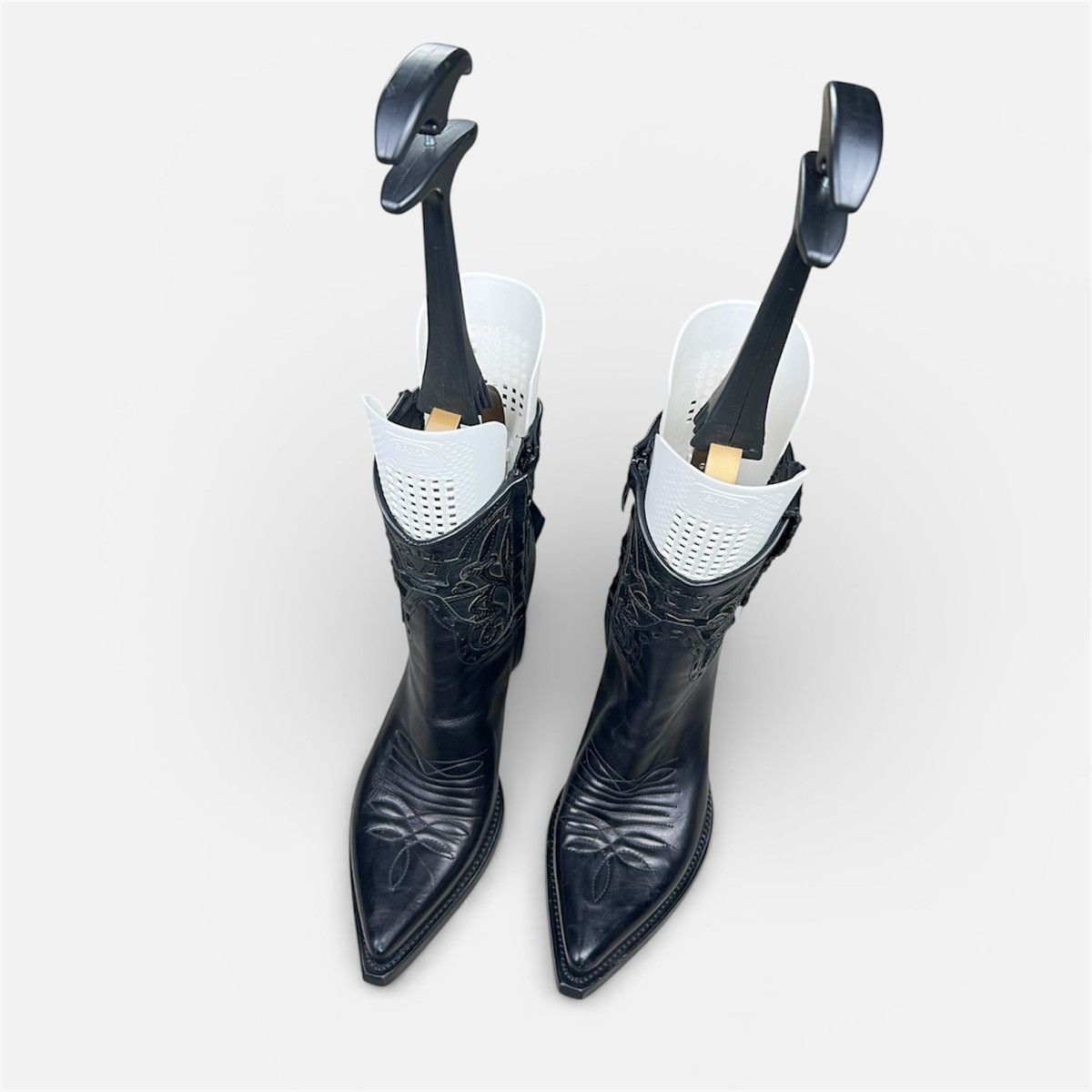 Other Damy Italian Leather Western Cowboy Boots Women’s Size 40 Size US 10 / IT 40 - 4 Thumbnail