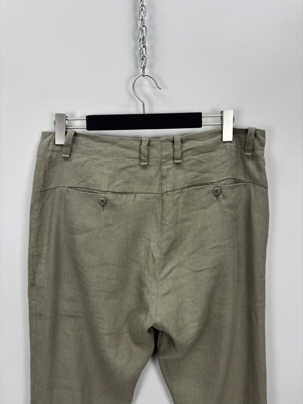 Transit Uomo Mens linen pants Transit Uomo Size L Color Gray Size US 34 / EU 50 - 6 Thumbnail