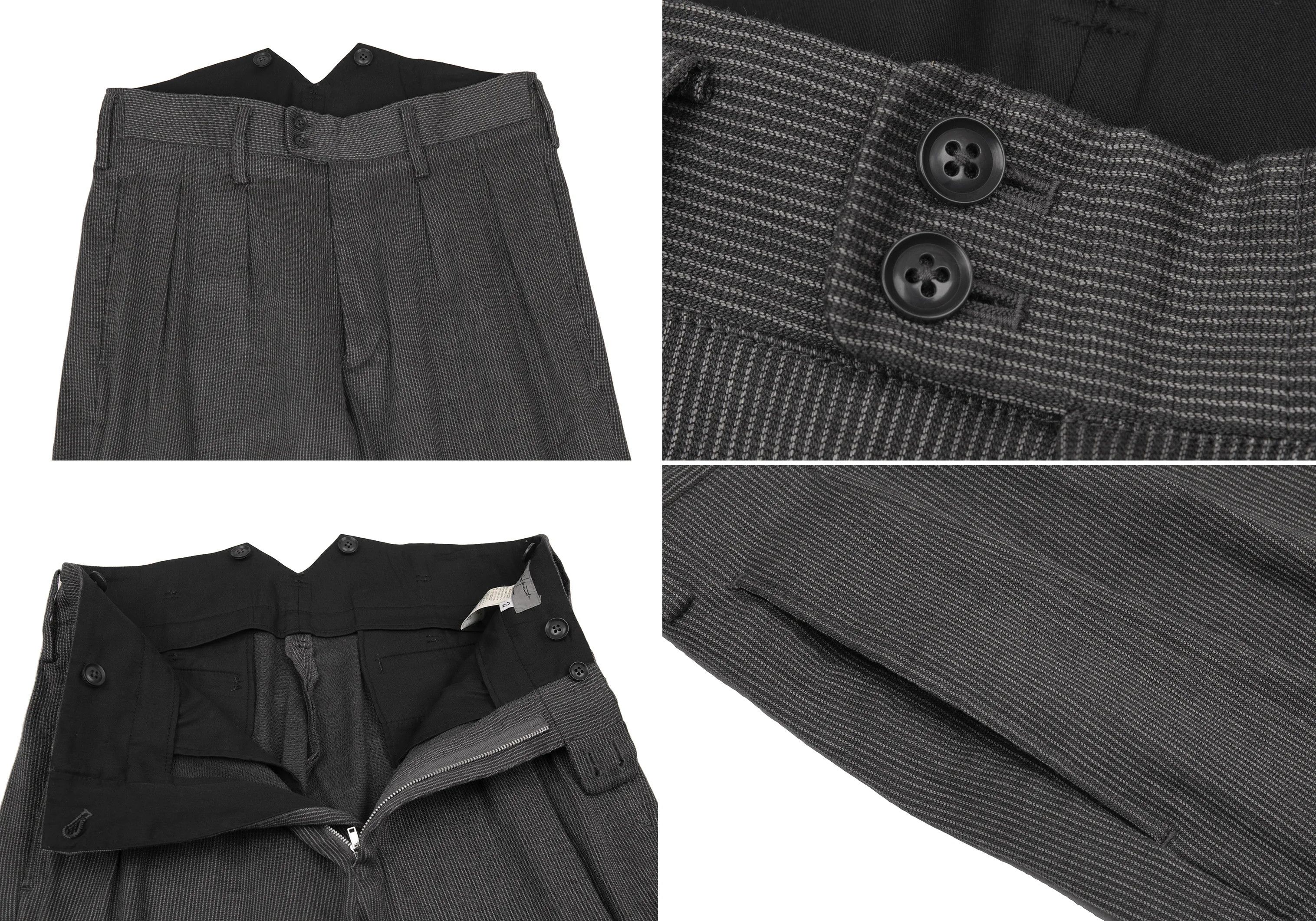 Yohji Yamamoto Yohji Yamamoto Linen Blend Stripe Set-Up Size US M / EU 48-50 / 2 - 13 Thumbnail