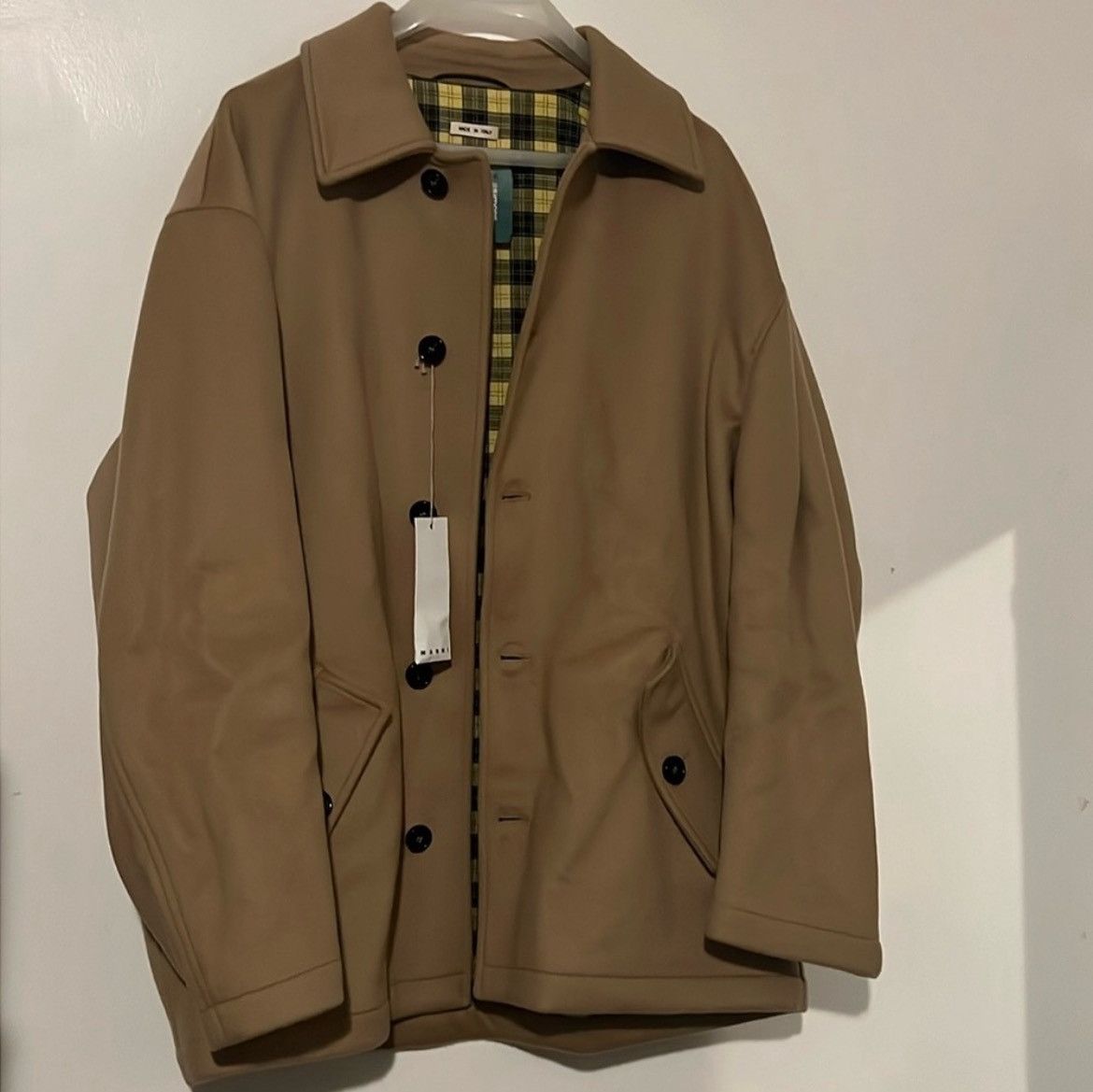 Marni Marni brushed wool coat 54it (XL-XXL) Size US XL / EU 56 / 4 - 2 Thumbnail