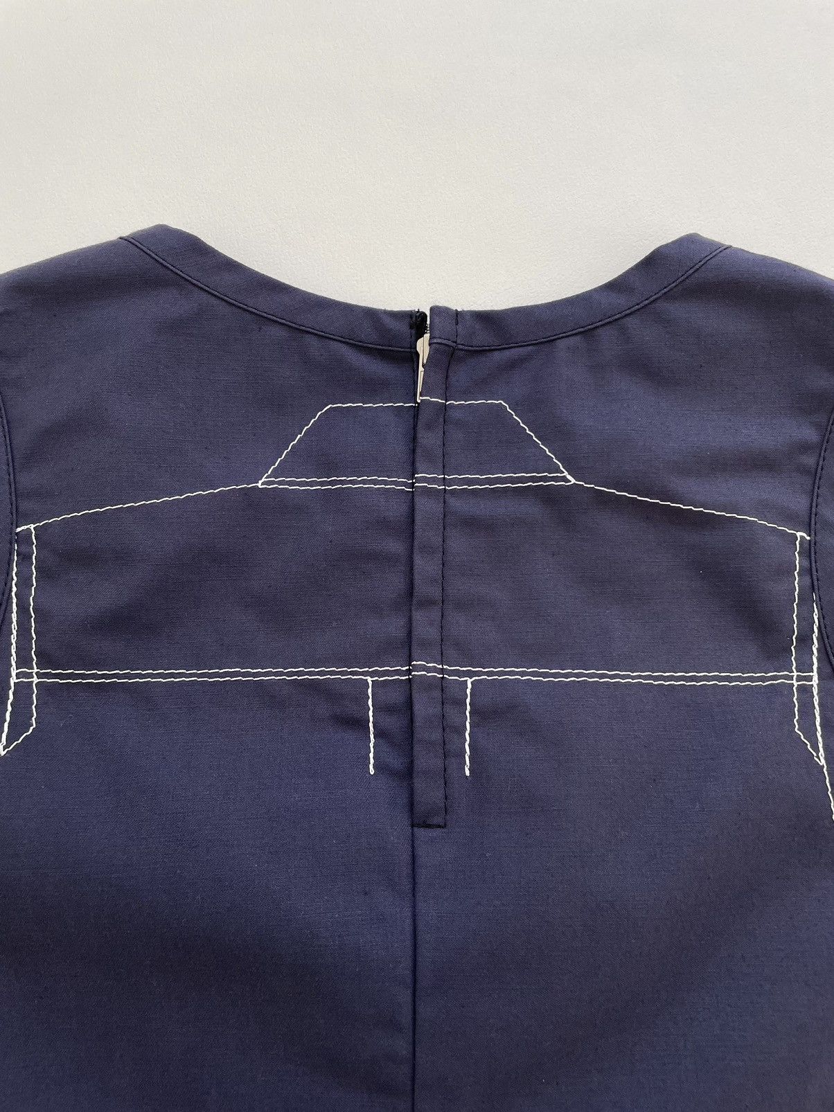 Comme des Garcons S/S 10 ‘Shirt Illusion’ Blouse Top Size S / US 4 / IT 40 - 17 Thumbnail